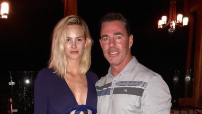 Meghan King Edmonds and Husband Jim Comfort Son at Hospital