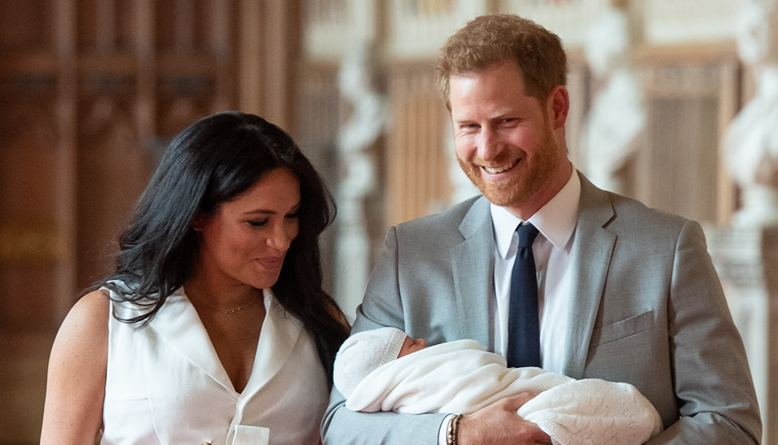 Meghan Markle gives comforting smile to Princess Charlotte as they