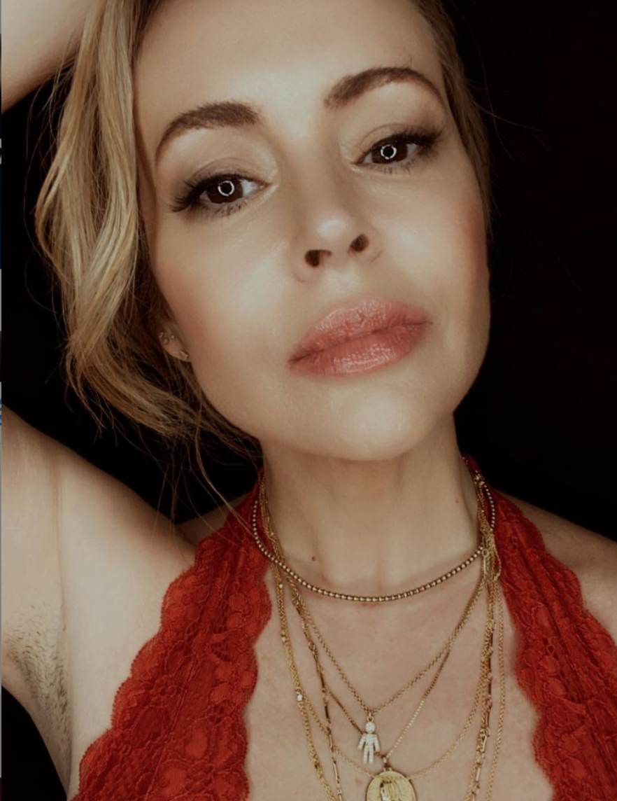 Alyssa Milano Hairy Pussy - Female Celebs With Armpit Hair: Photos of Stars Unshaved
