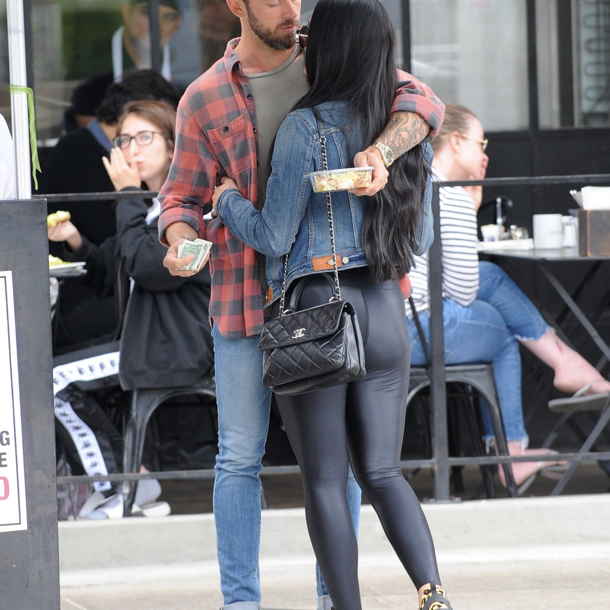 nikki bella packs on some serious pda with boyfriend artem chigvintsev  while out in los angeles-250619_3