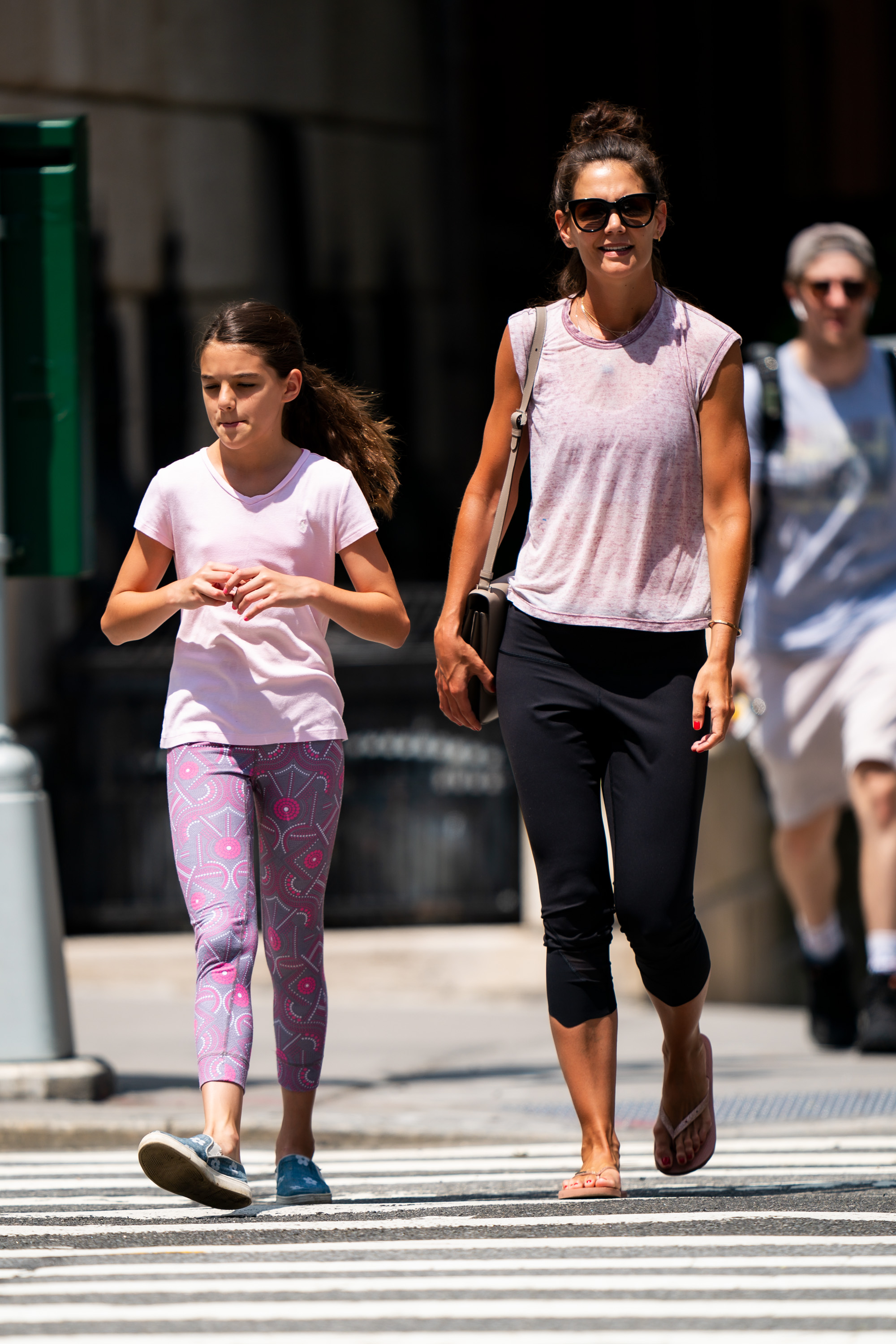 Katie Holmes And Suri Cruise Wear Matching Outfits In Nyc Photos