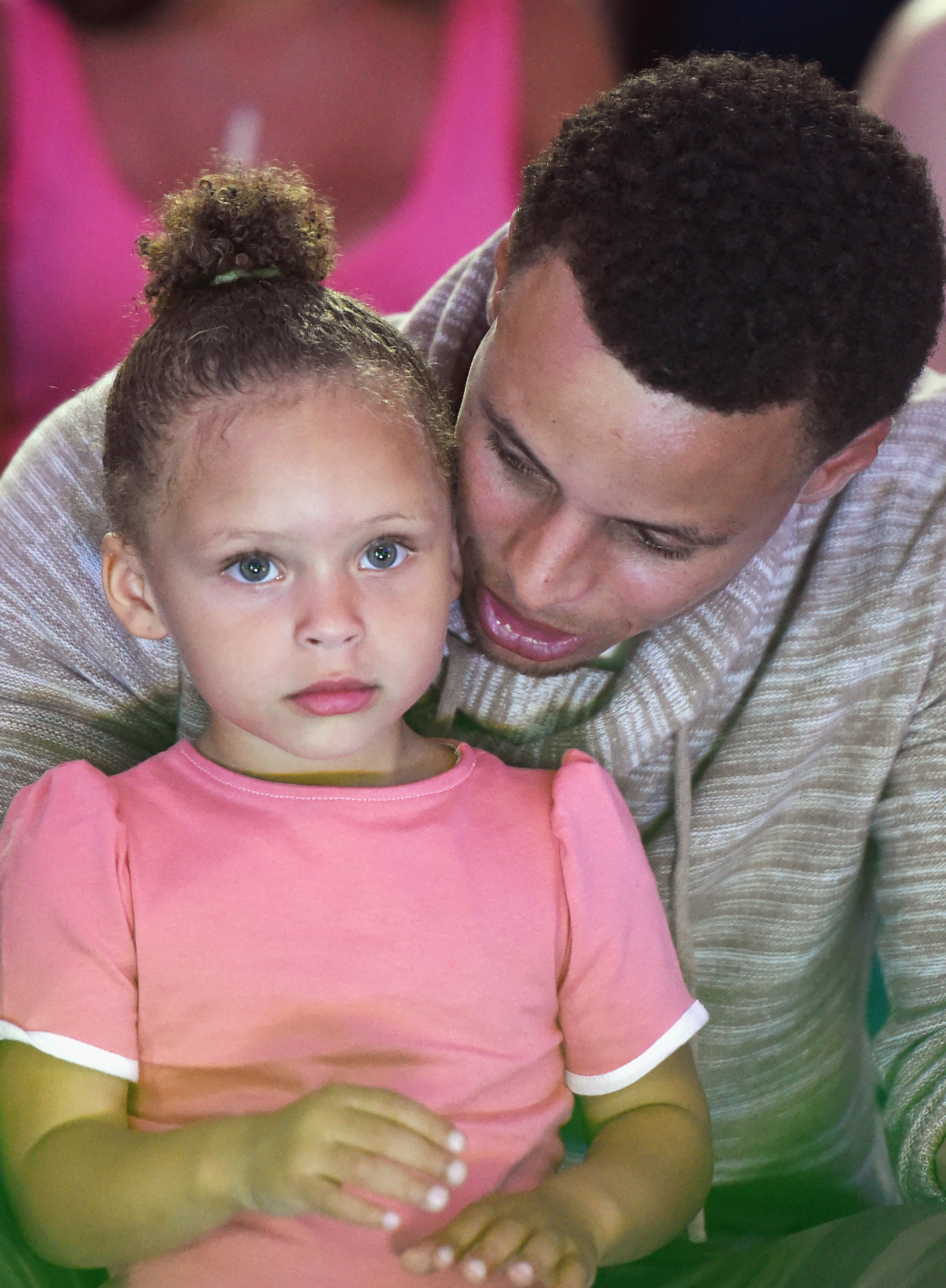 Stephen Curry Ayesha Curry Riley Curry Nickelodeon Kids Choice Sports Awards 2015