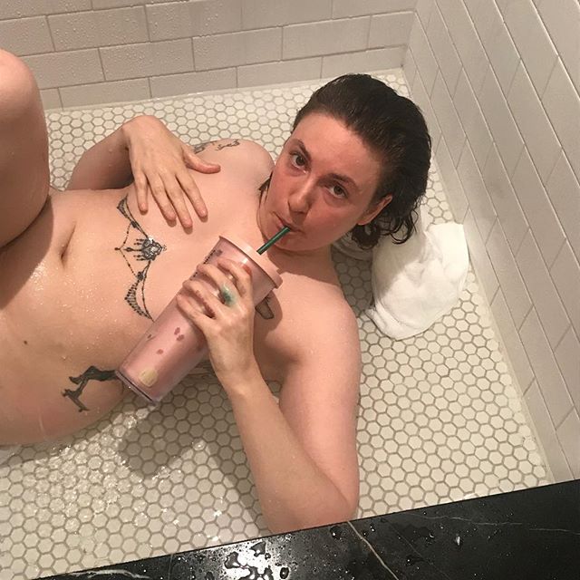 Lena Dunham Naked in the Shower