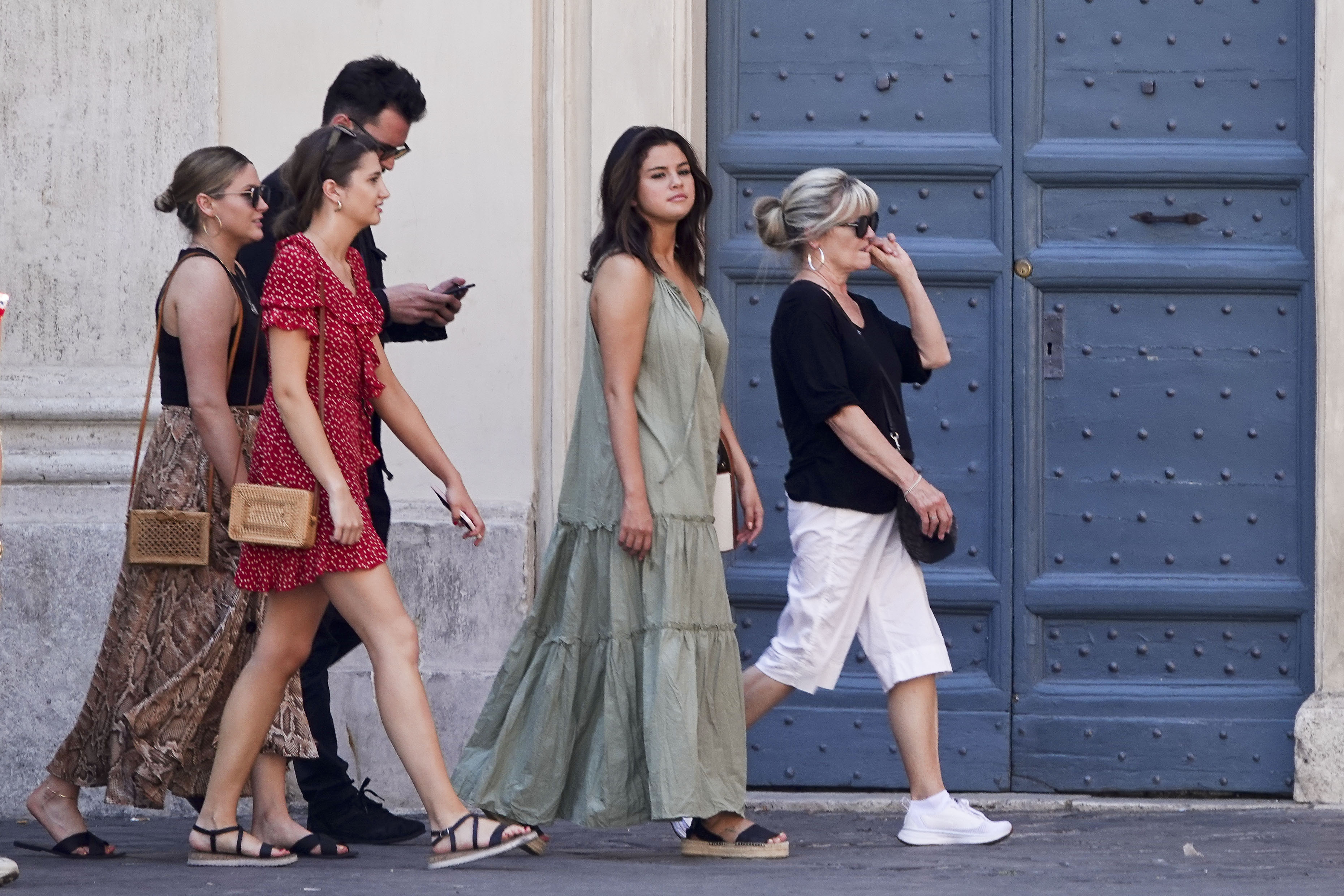 Selena Gomez In Italy On Vacation — Maxi Dress Style – Hollywood Life