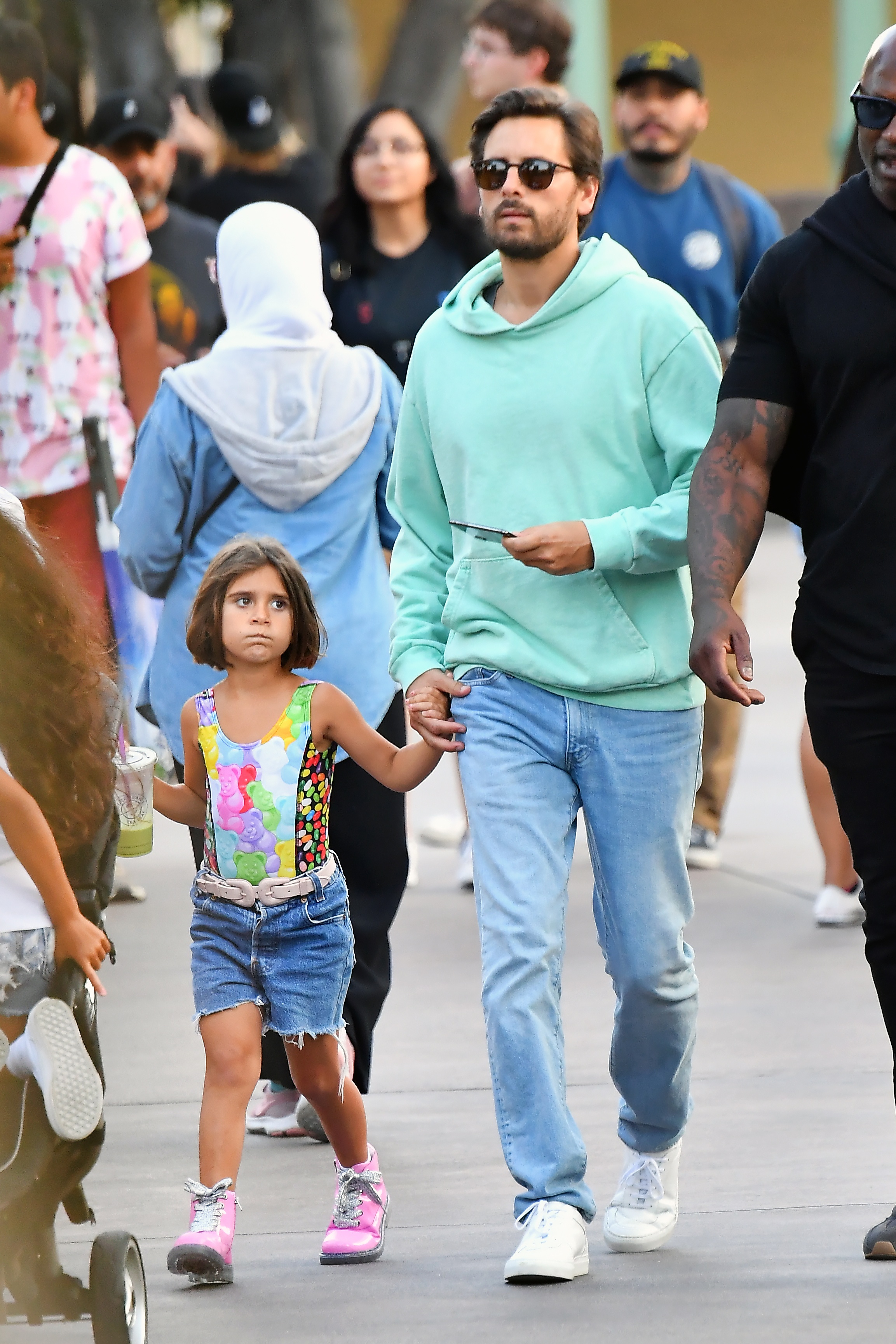 Kourtney Kardashian And Scott Disick Take Penelope To Disneyland