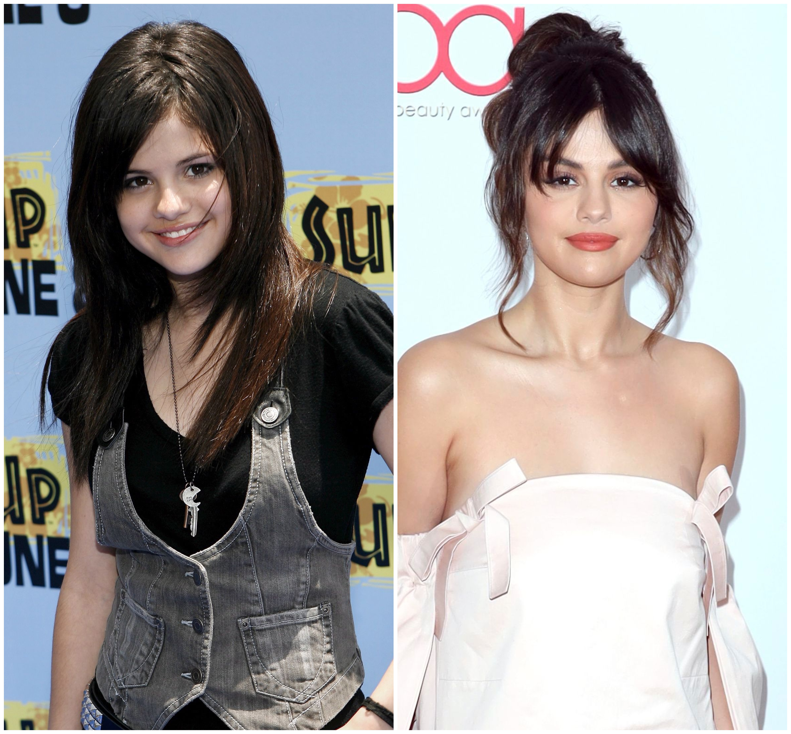 Real Celebrity Porn Selena Gomez - Selena Gomez Transformation: Photos of Her Then and Now