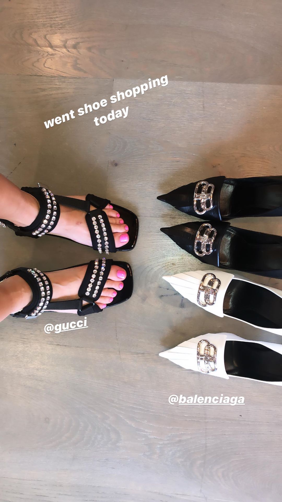 Kylie Jenner shows off portion of impressive shoe collection