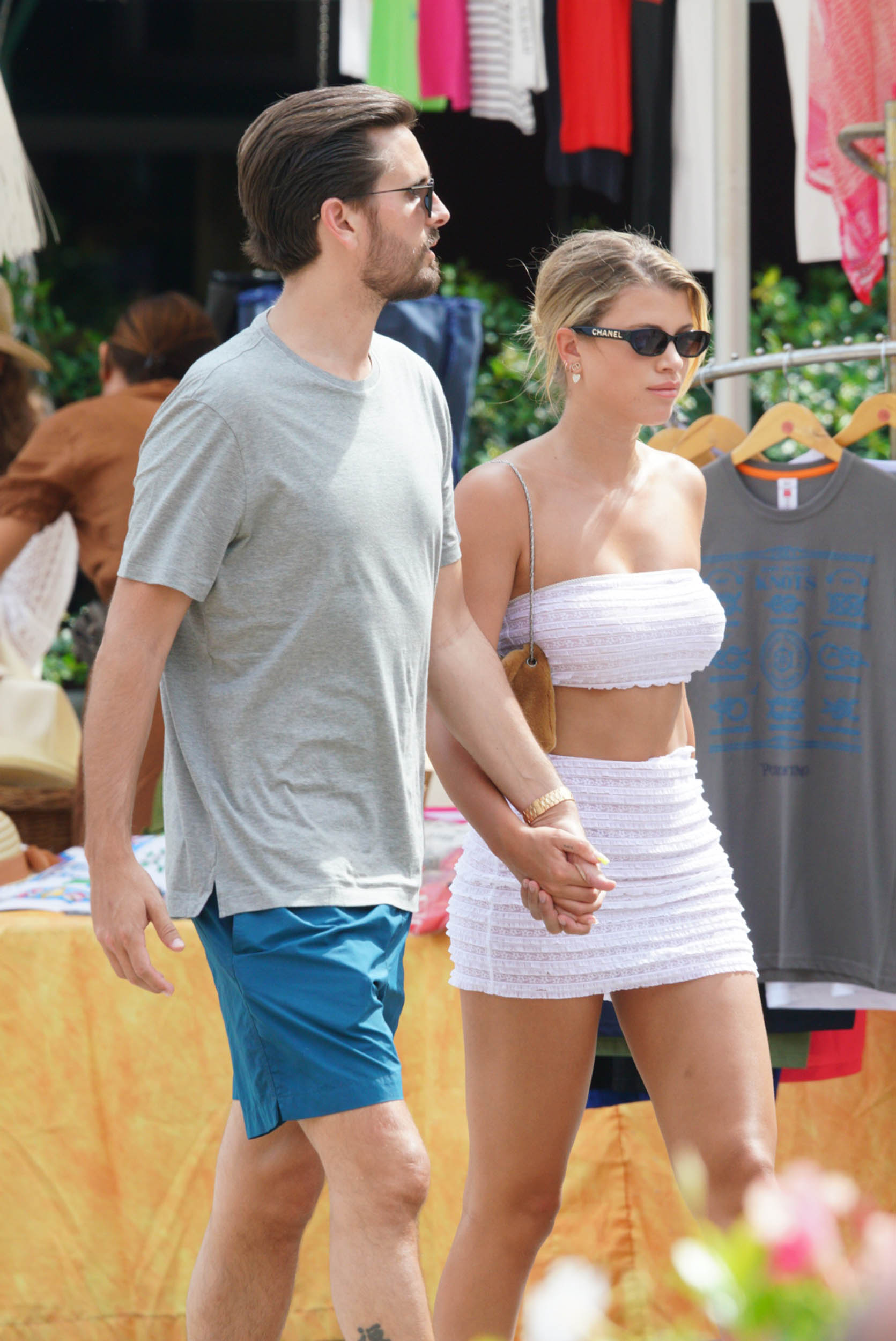 Scott Disick and Sofia Richie Style: White Shoes – Footwear News