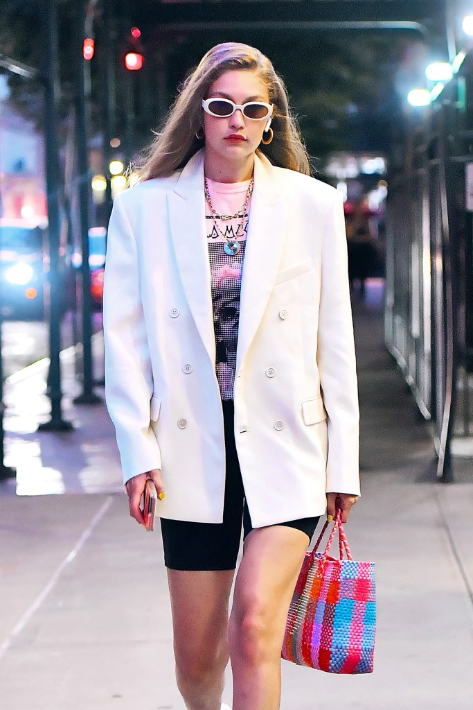 Gigi Hadid Wears Cute And Affordable Rainbow Bag Get The Look