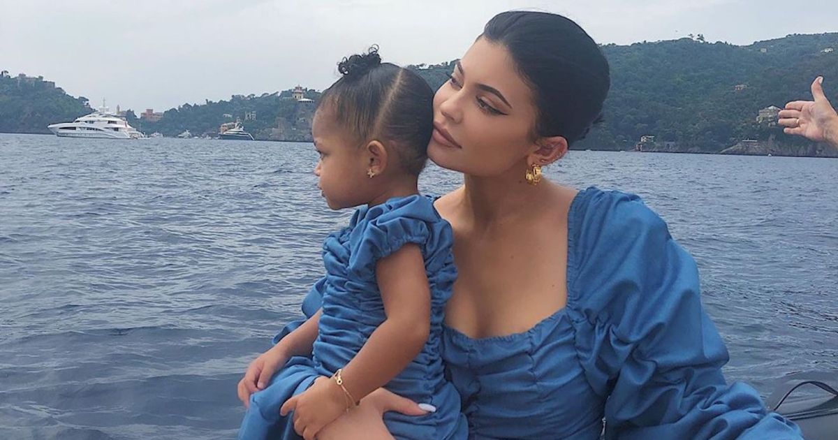 Kylie Jenner And Stormi Webster Wear Matching Outfits In Italy 