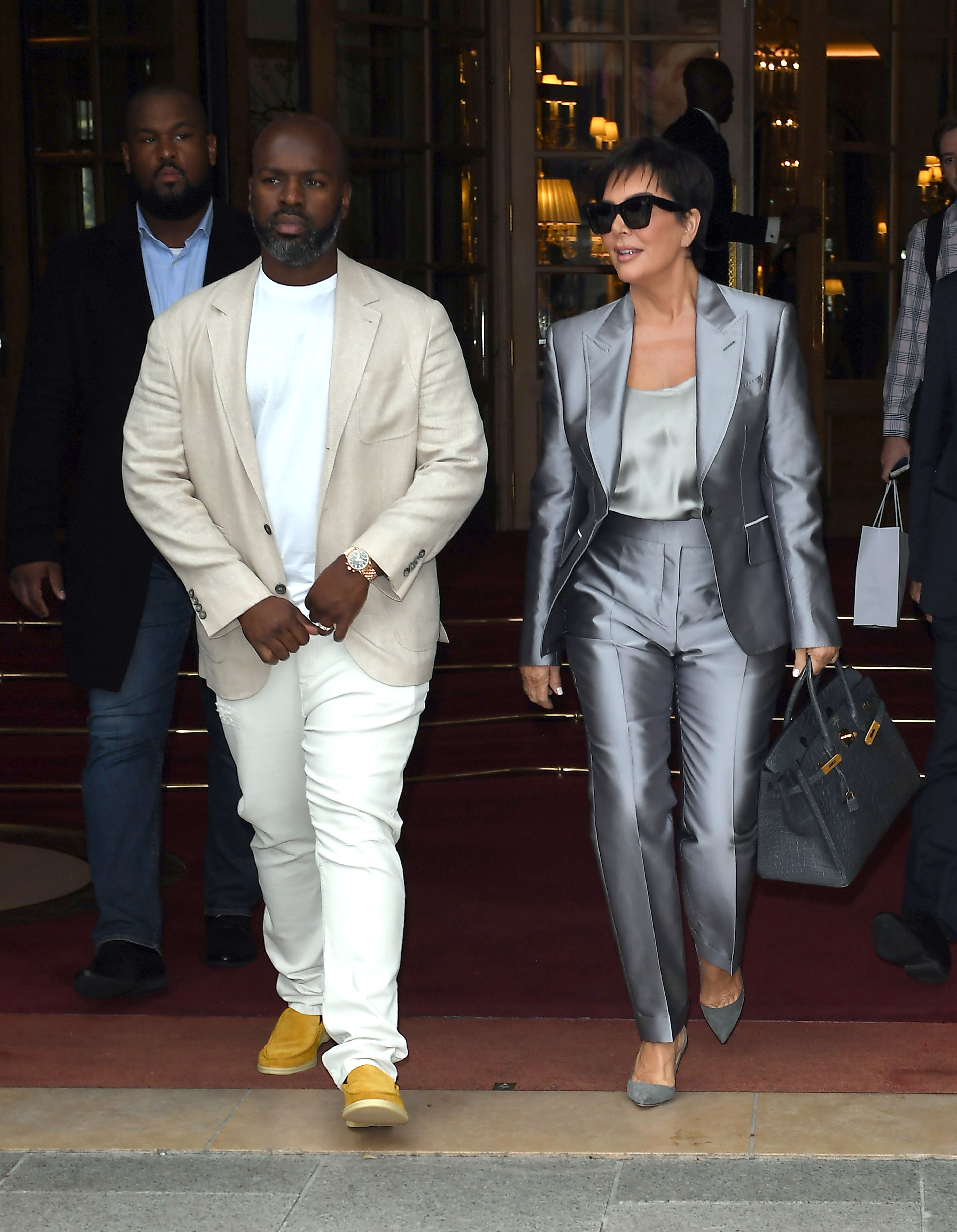 Are Kris Jenner And Corey Gamble Still Together Pair Doing Great   Kris Jenner Corey Gamble Paris Fashion Week 2 