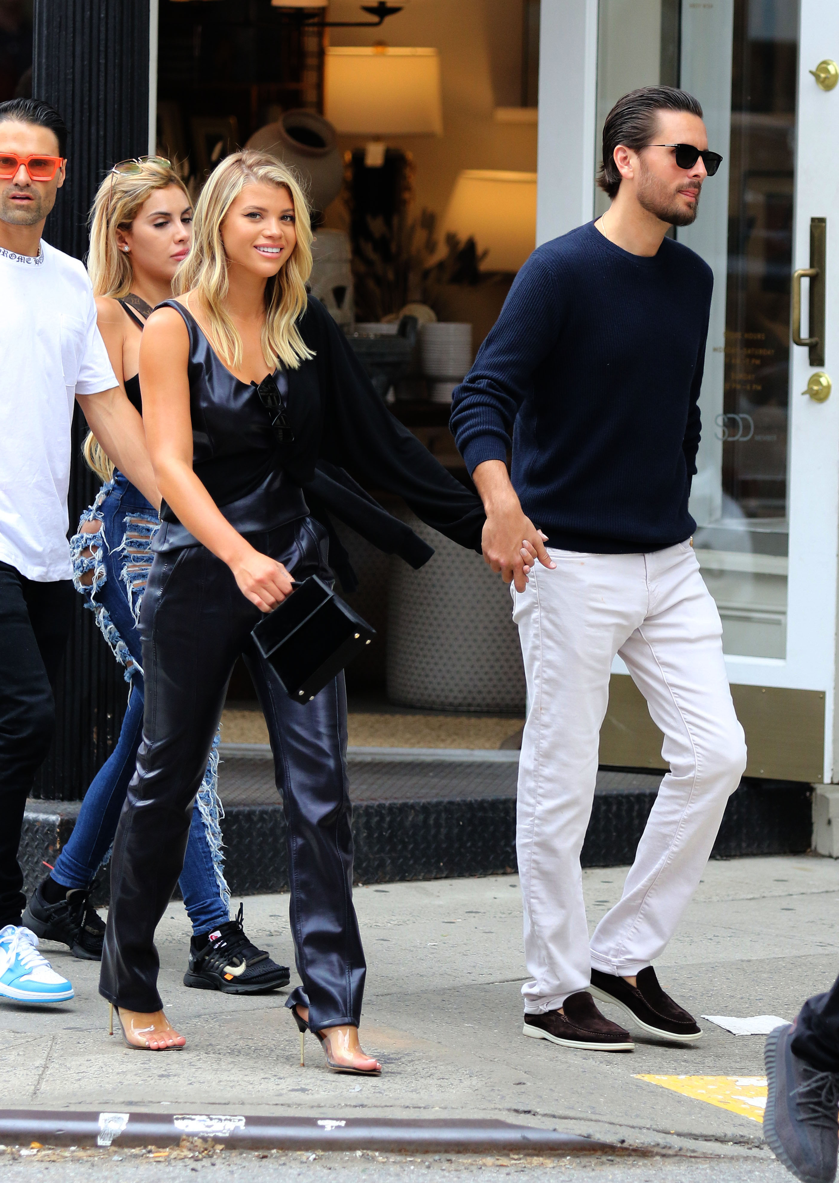 Scott Disick and Sofia Richie Style: White Shoes – Footwear News