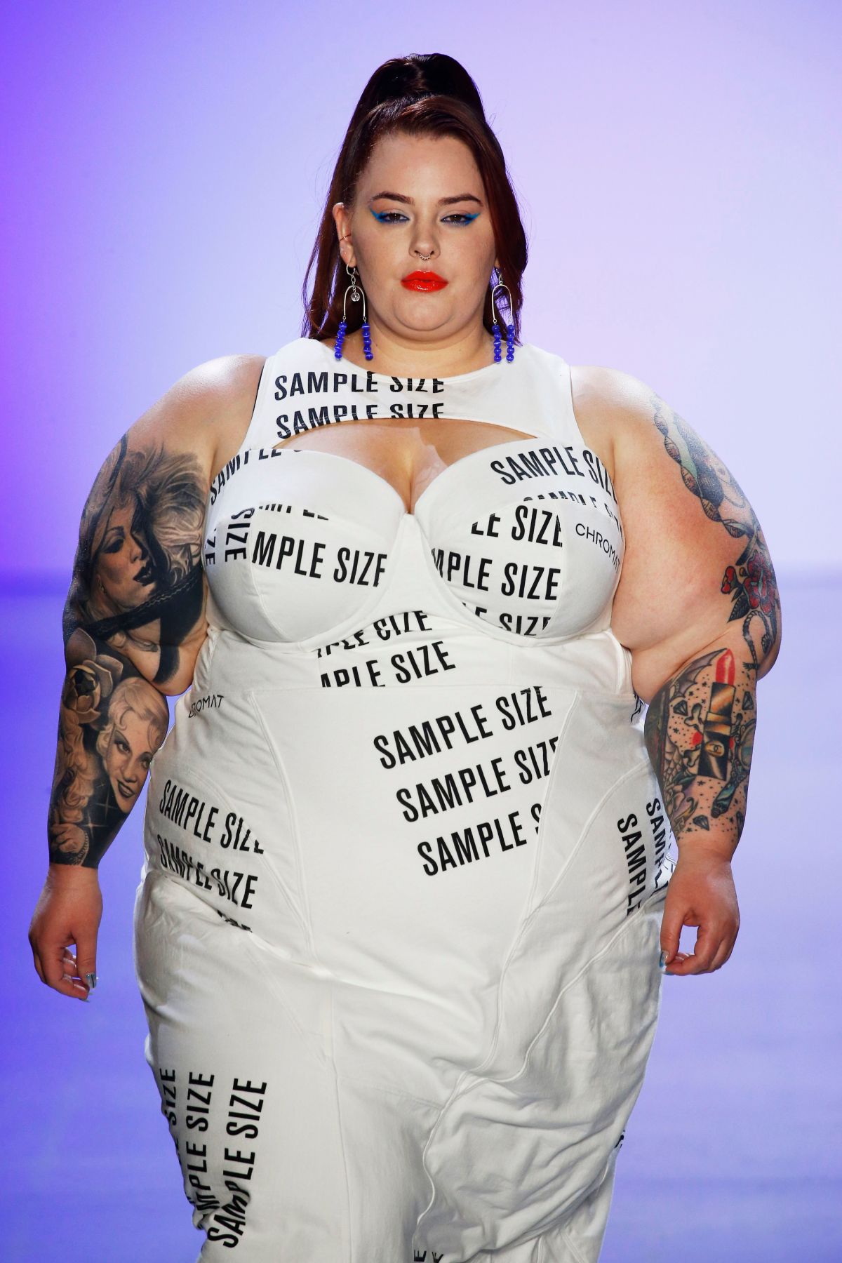 Tess Holliday Walks the Runway for Chromat at NYFW: Photos