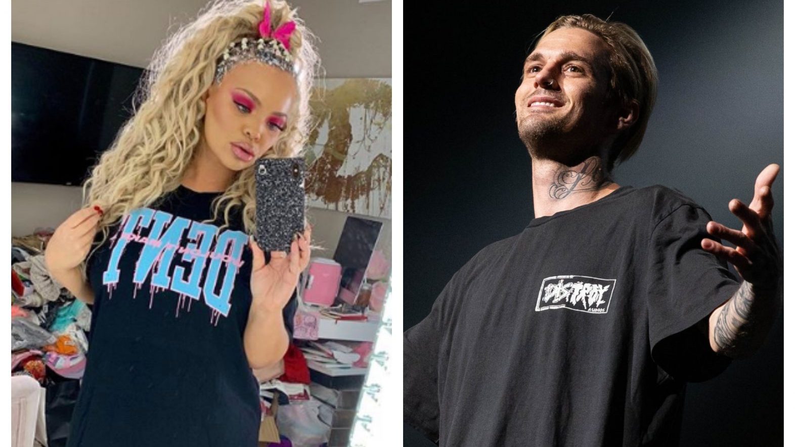 1572px x 884px - Are Aaron Carter and Trisha Paytas Dating? See the Evidence | Life & Style