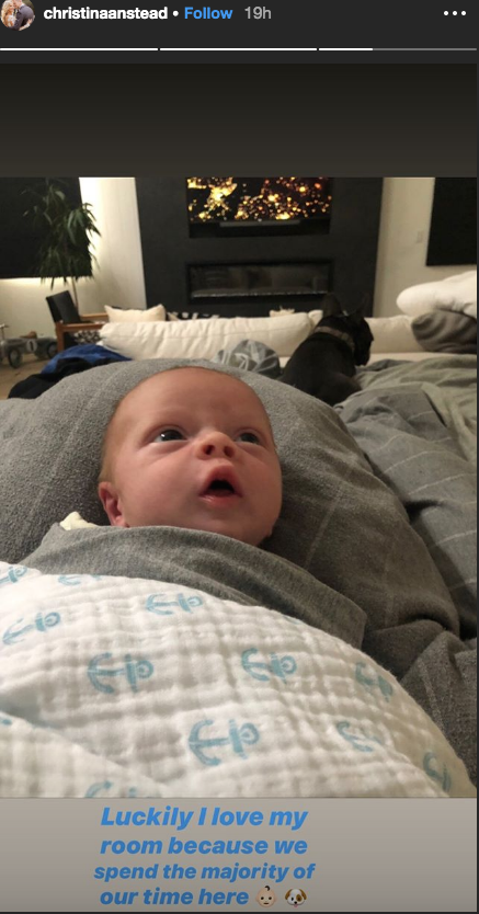 Christina Anstead Spends a Lot of Time With Hudson in Her Room