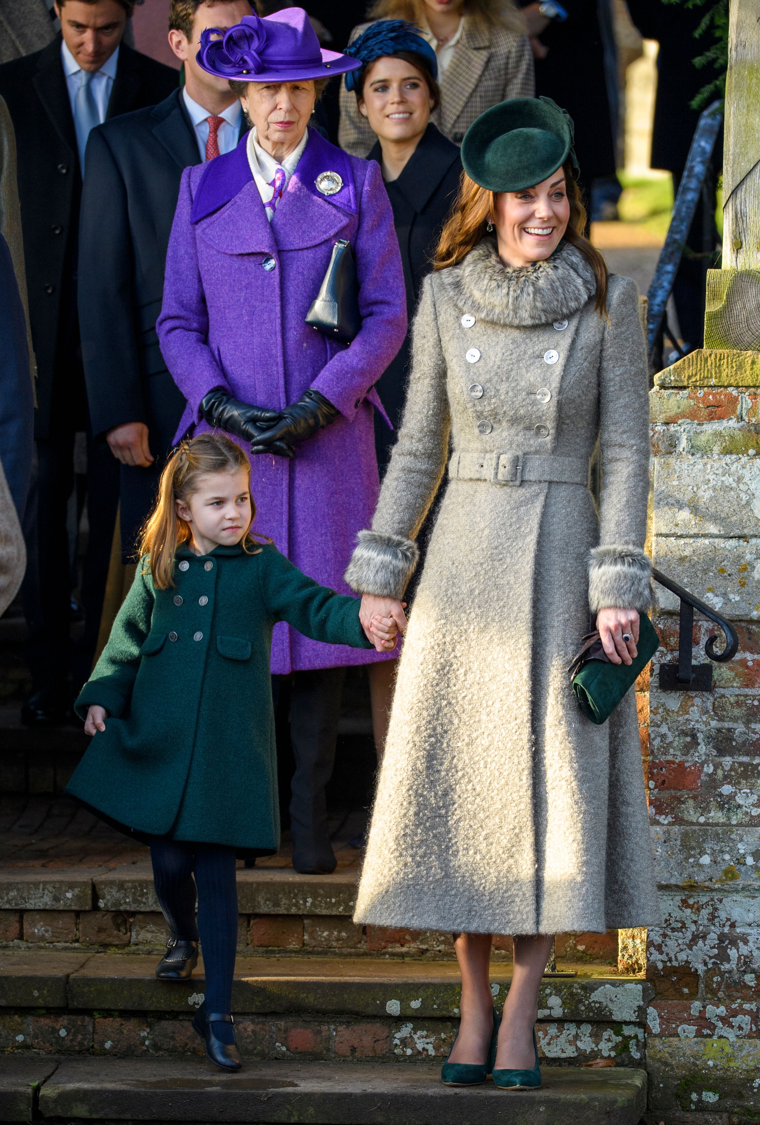 Prince and Princess Charlotte Make Debut at Christmas Service