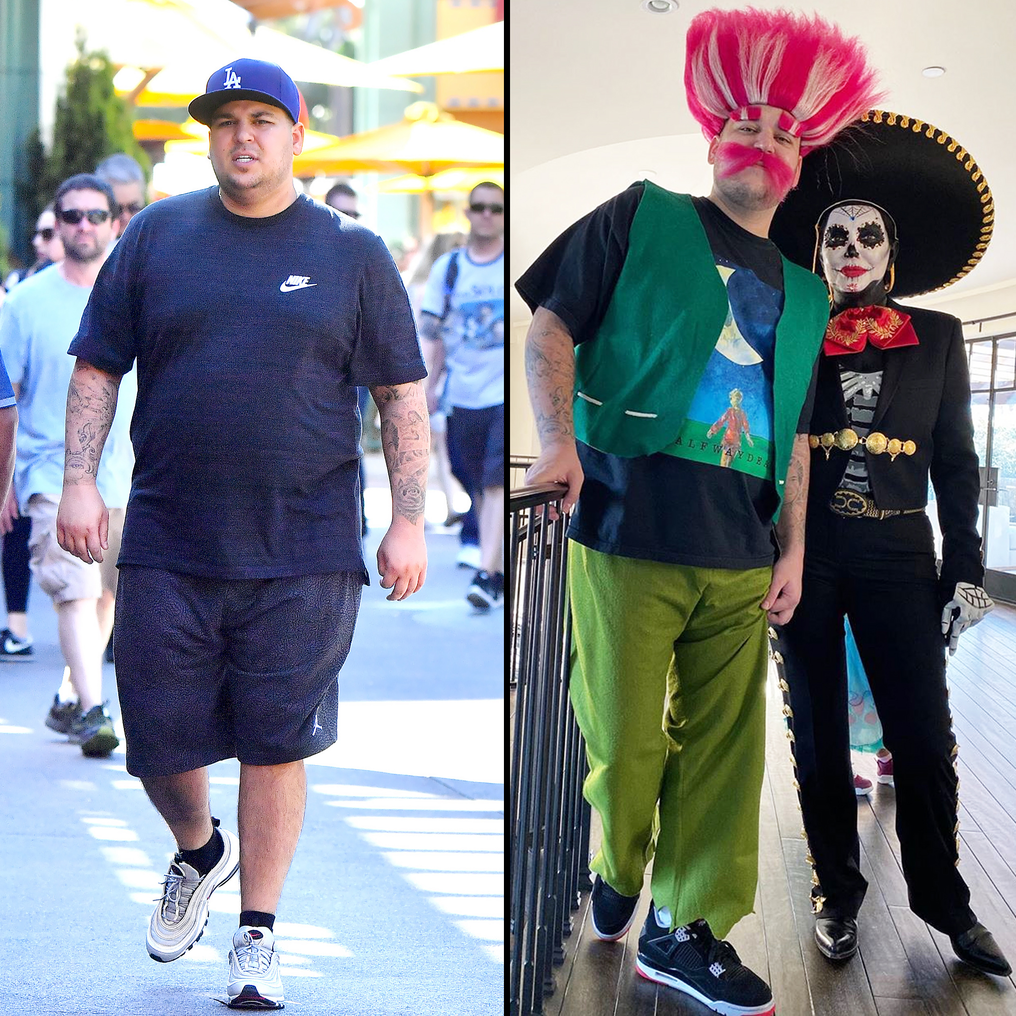 Rob Kardashian Weight Loss Transformations 2019