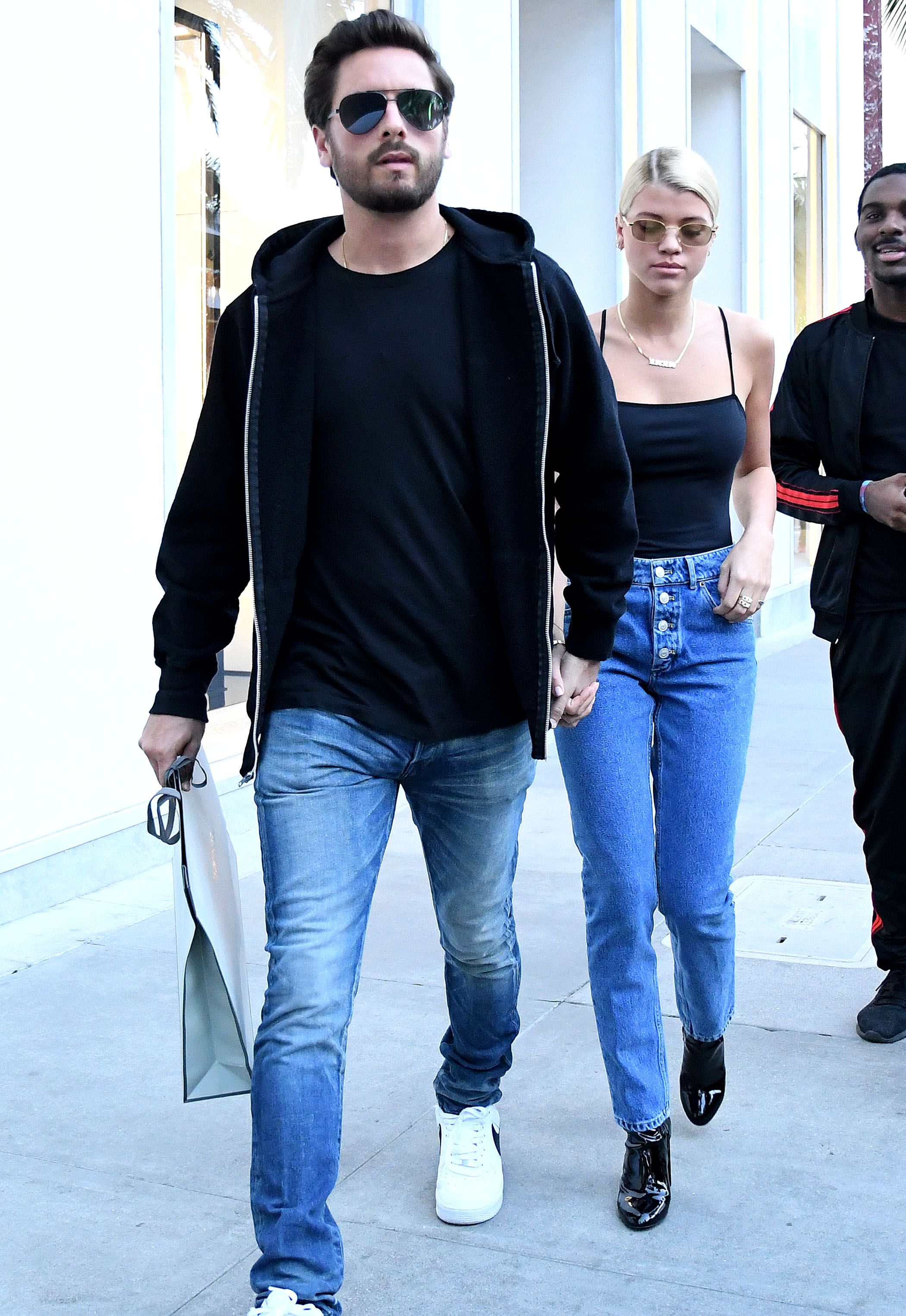 Sofia Richie With Scott Disick September 13, 2017 – Star Style