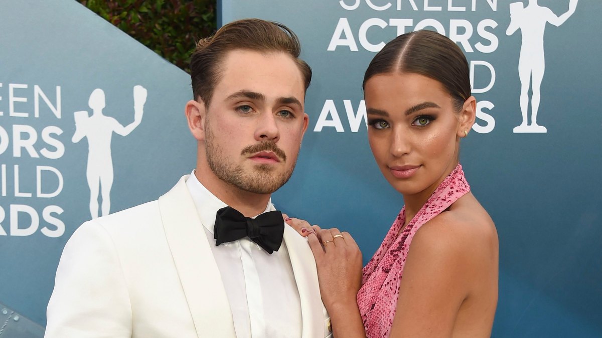 Dacre Montgomery and Girlfriend Olivia Pollock Attend the SAG Awards