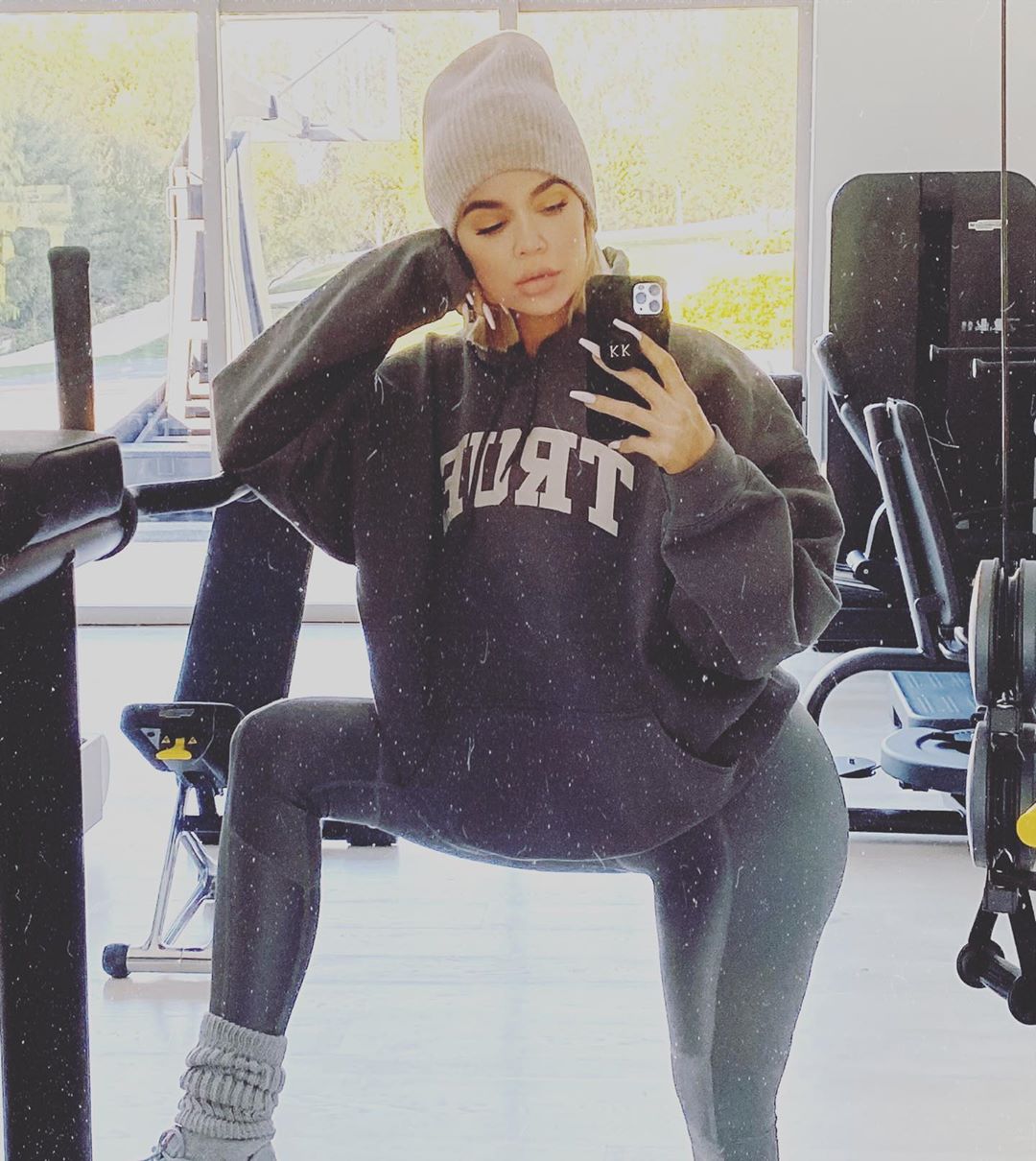 Khloe Kardashian Shows Off Toned Body In Neutral Outfit — Pics