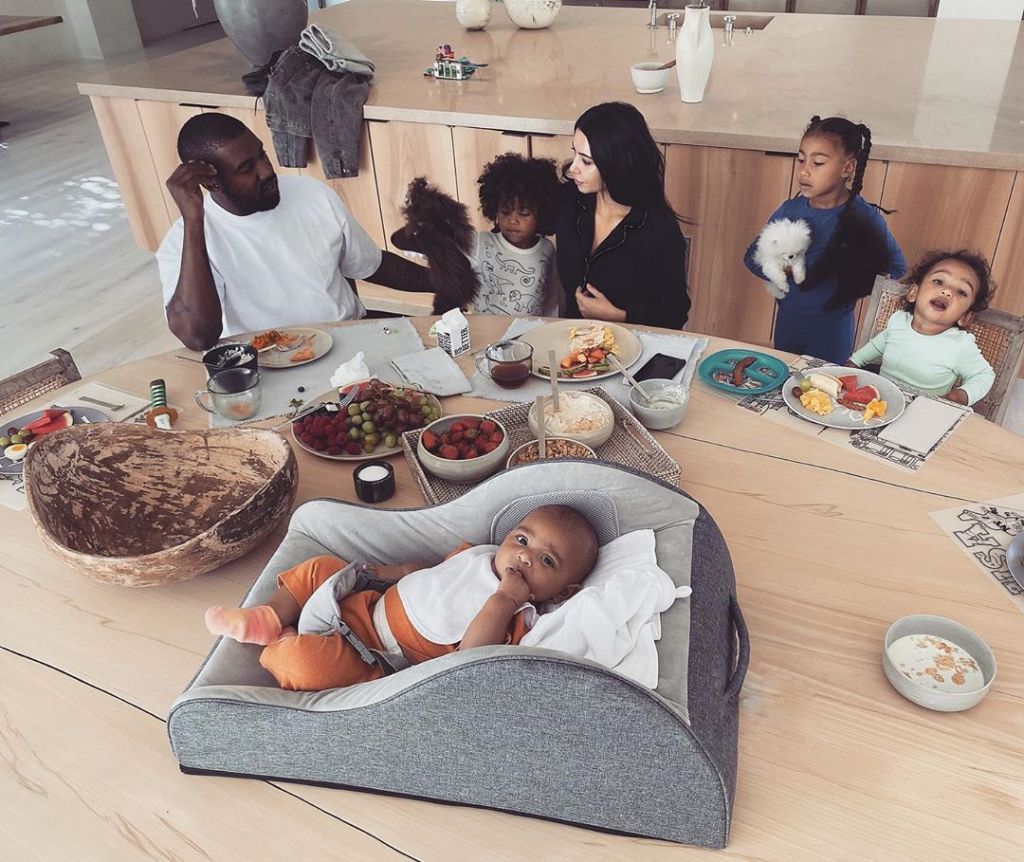 Kim Kardashian Shares Morning Madness Family Photo On