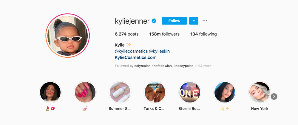 Kylie Jenner Changes Her Instagram Profile Picture To Stormi Webster