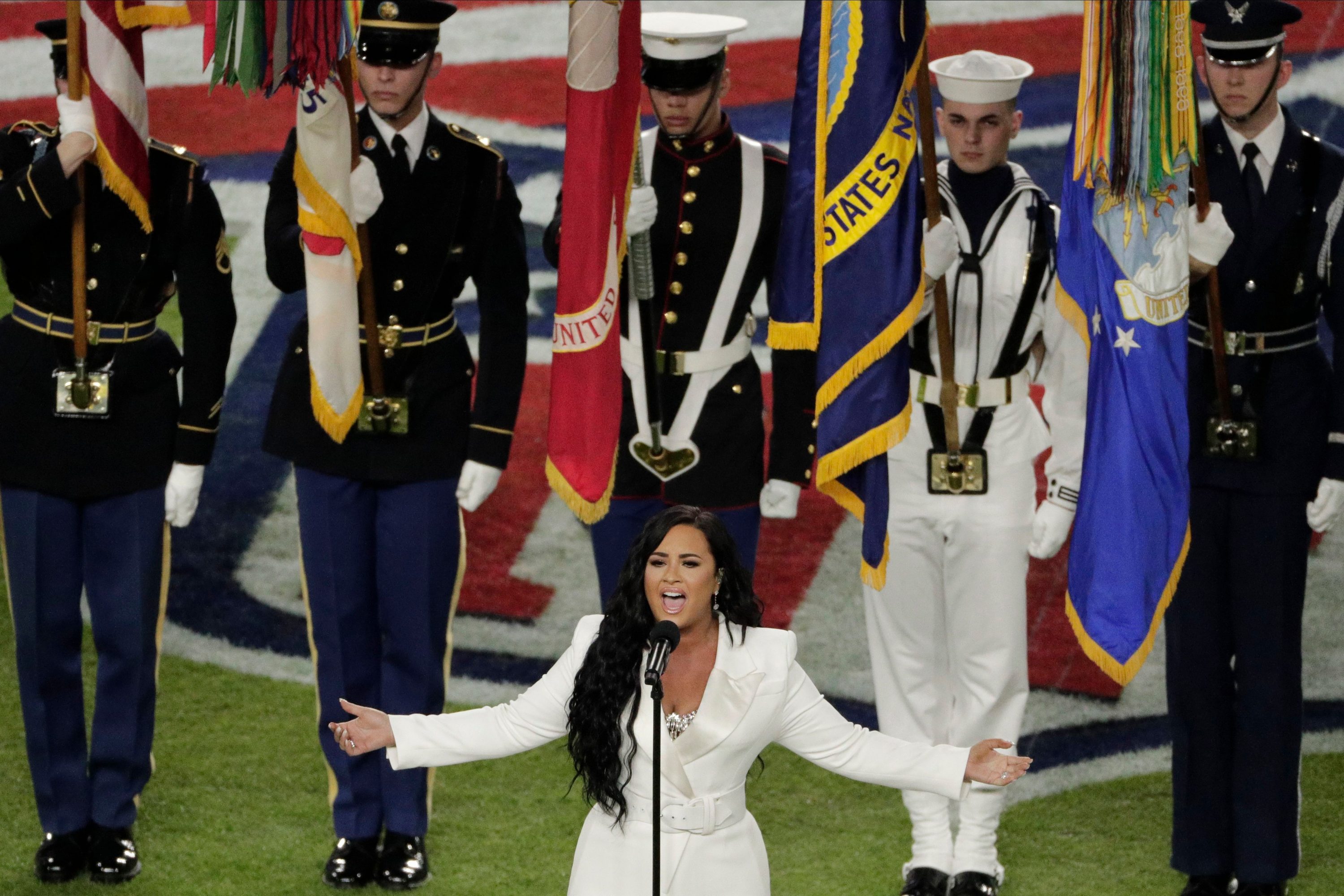 A deep dive into Demi Lovato, Super Bowl LIV national anthem prop