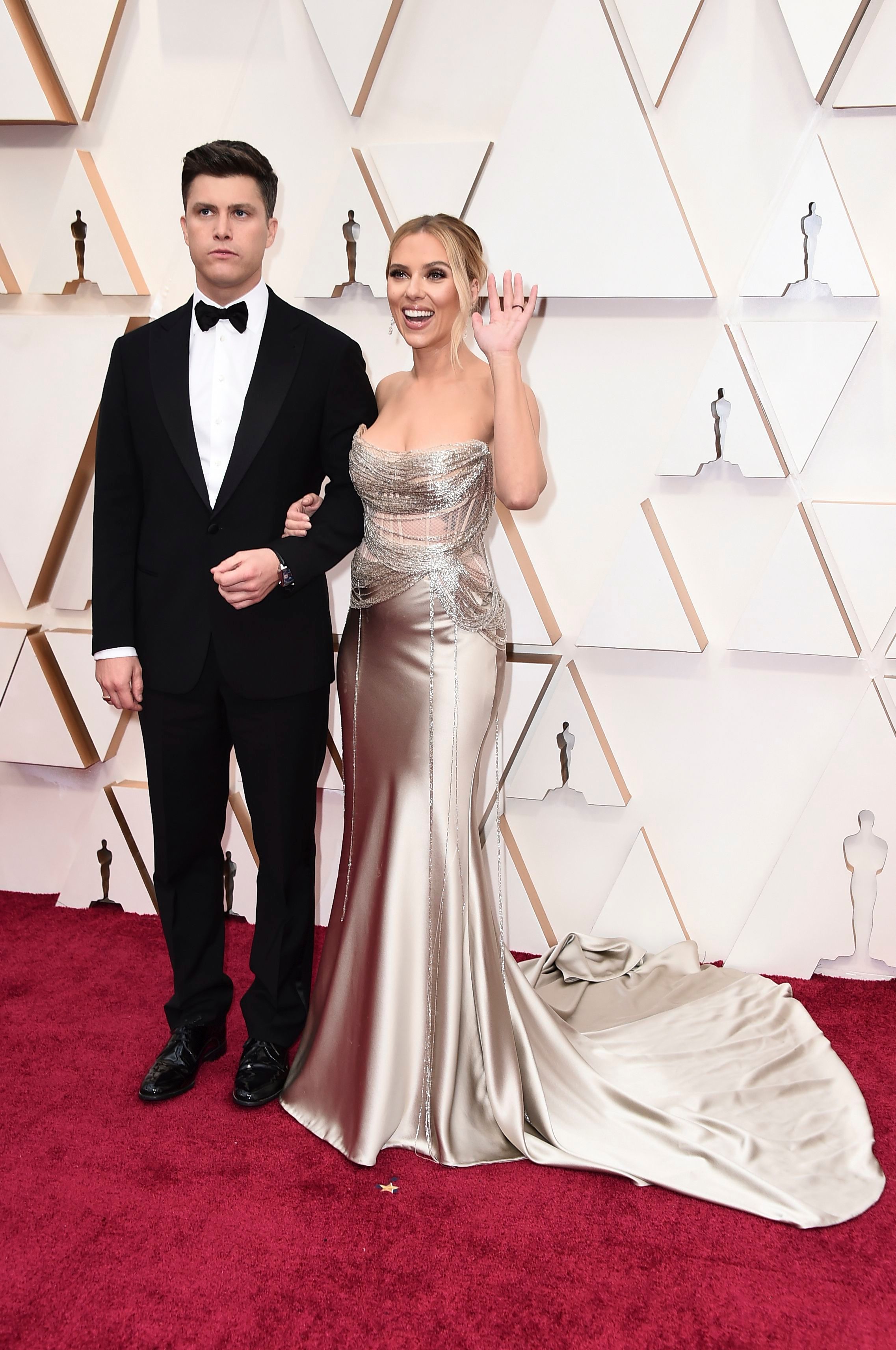 Scarlett Johansson among the bombshells on Oscars red carpet