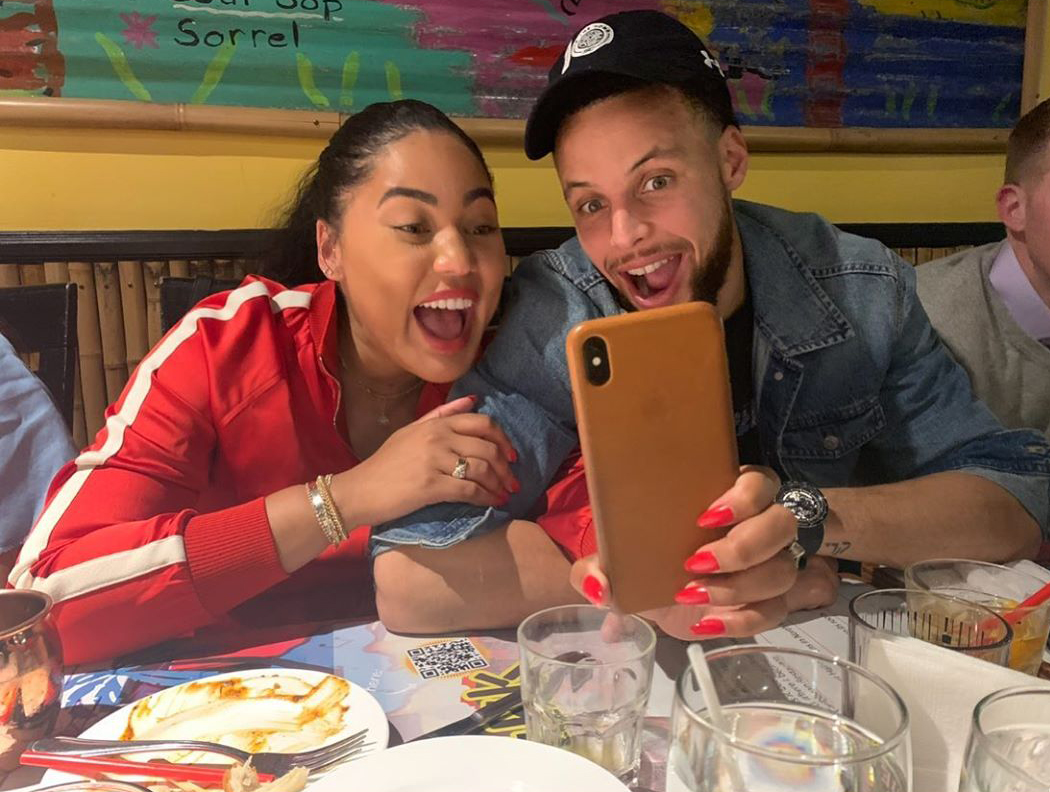 Essence - Steph Curry and his mini-me Canon are adorable