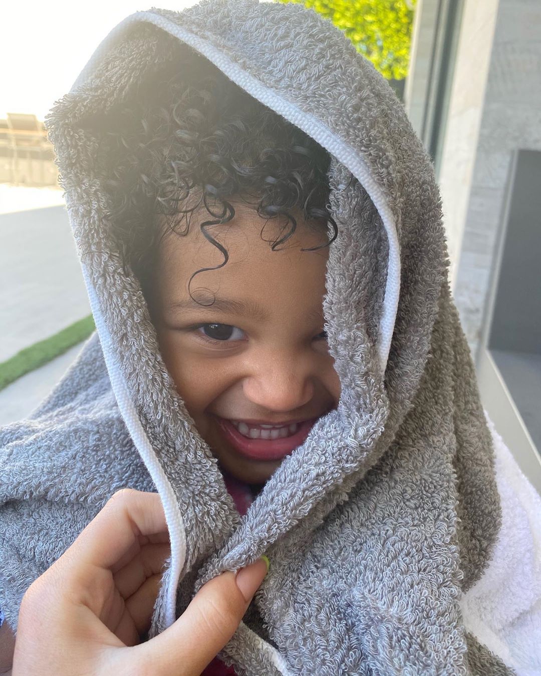 Stormi Webster Cutest Moments Wrapped in a Towel