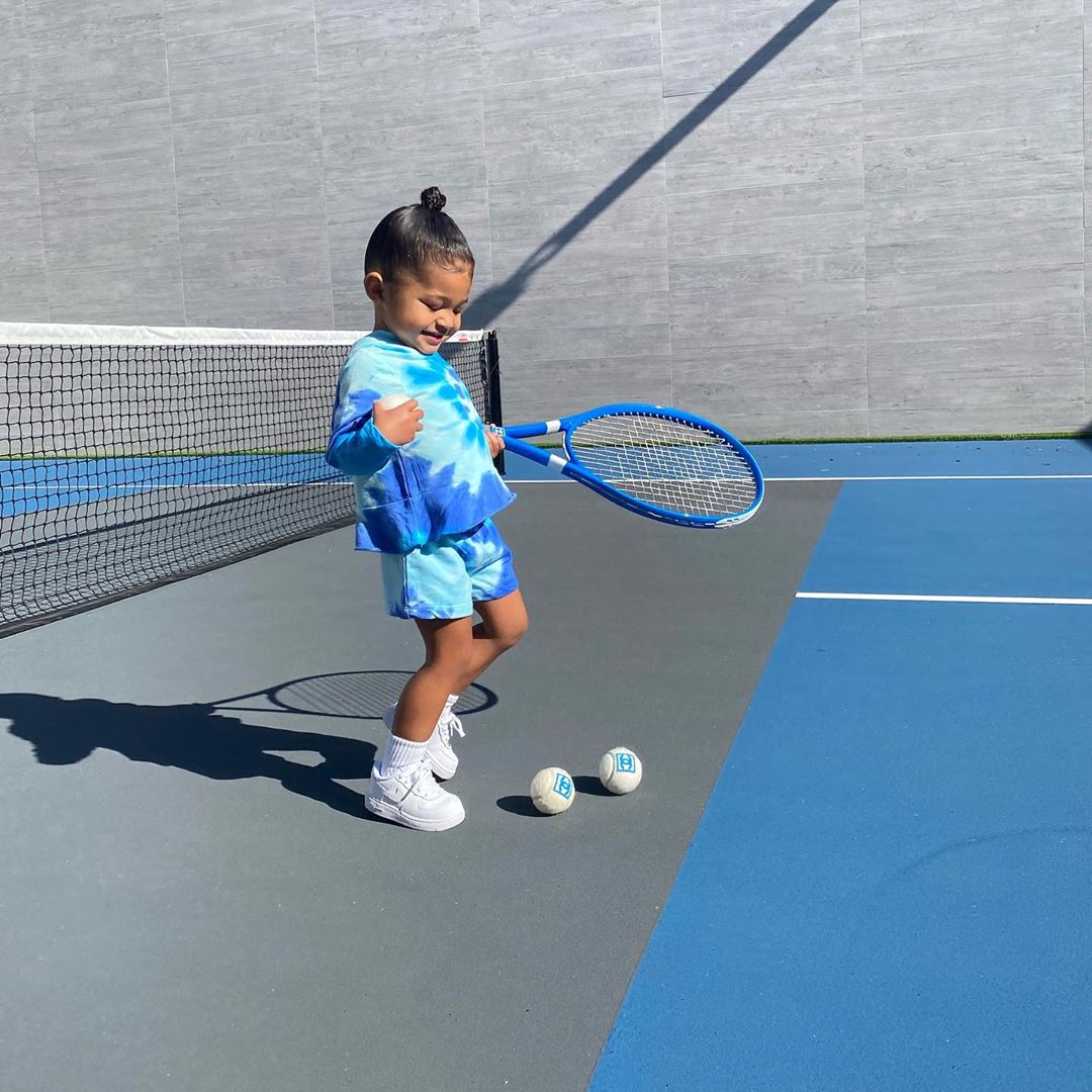 Stormi Webster Cutest Moments on the Tennis Court