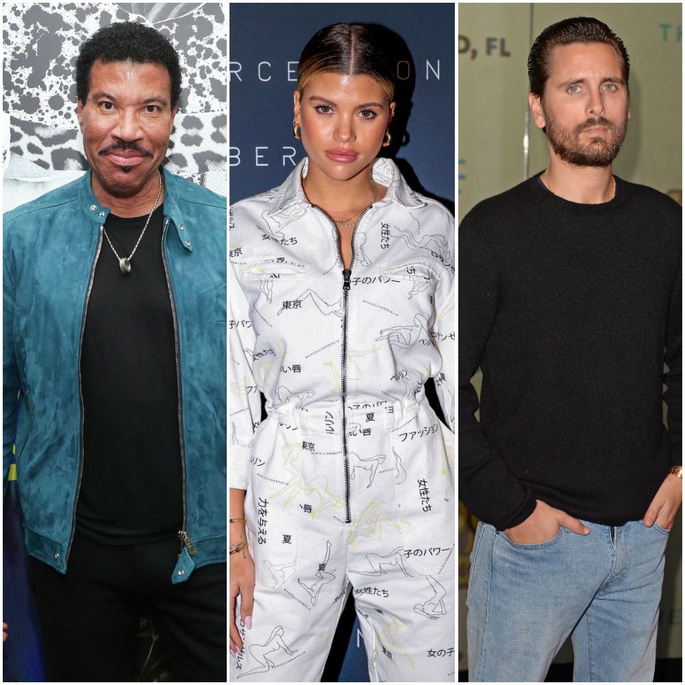 Scott Disick and Sofia Richie wear matching sweatshirts as they