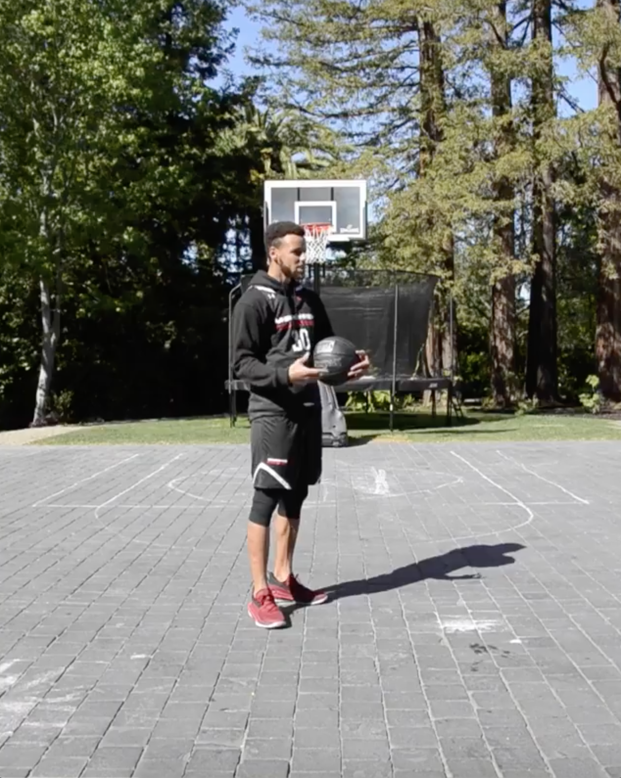 Stephen and Ayesha Curry Home Tour Basketball Court
