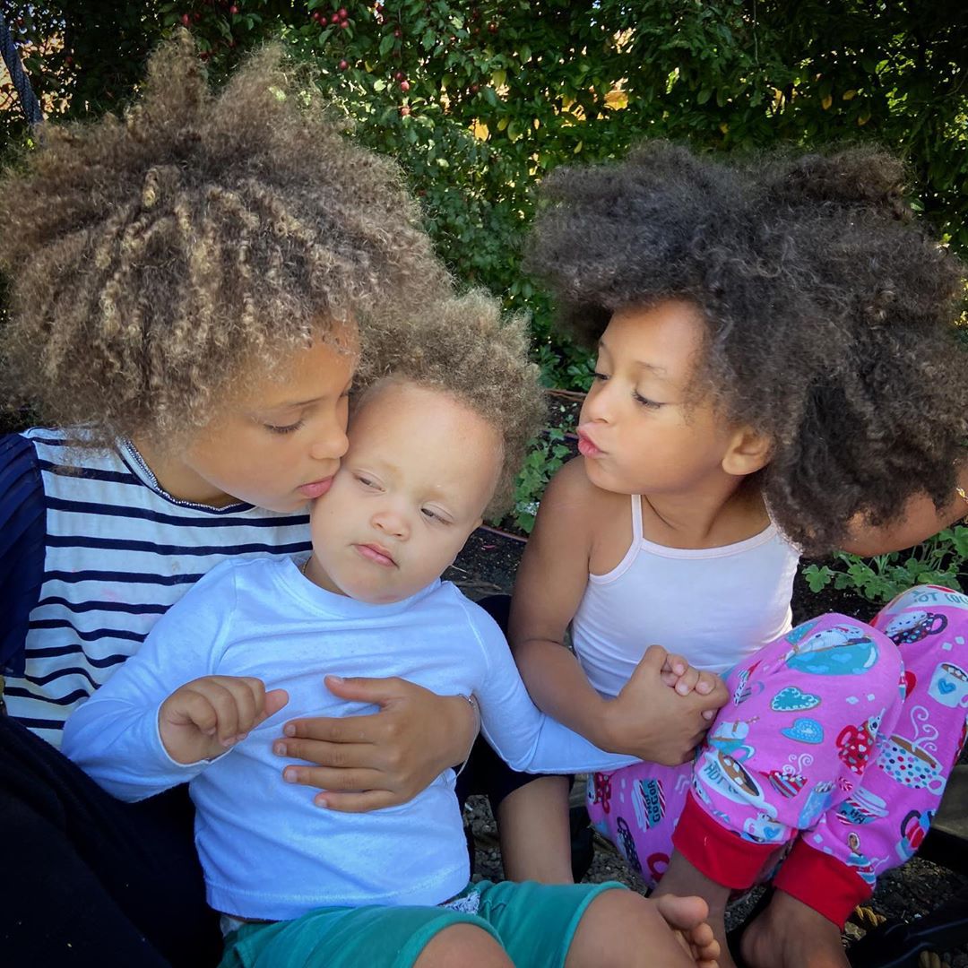 Ayesha Curry Shares Photo of Three Kids Ryan Riley and Canon