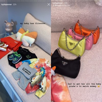 Kylie Jenner Flaunts Stormi's 4 New Prada Bags to 'Match Mommy'