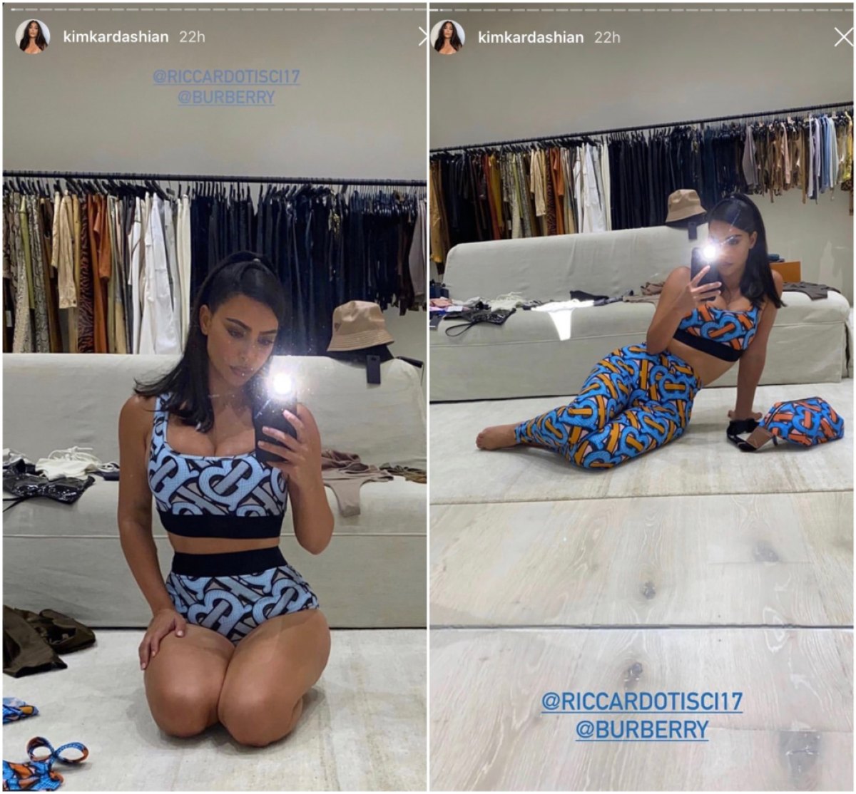 Kim Kardashian's Burberry Bikini and Leggings: Pricing Details, Photos