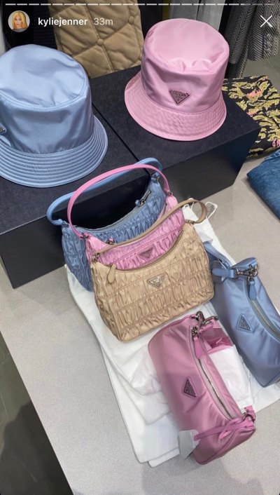 Kylie Jenner Flaunts Prada Bags and Matching Bucket Hats: Get Pricing