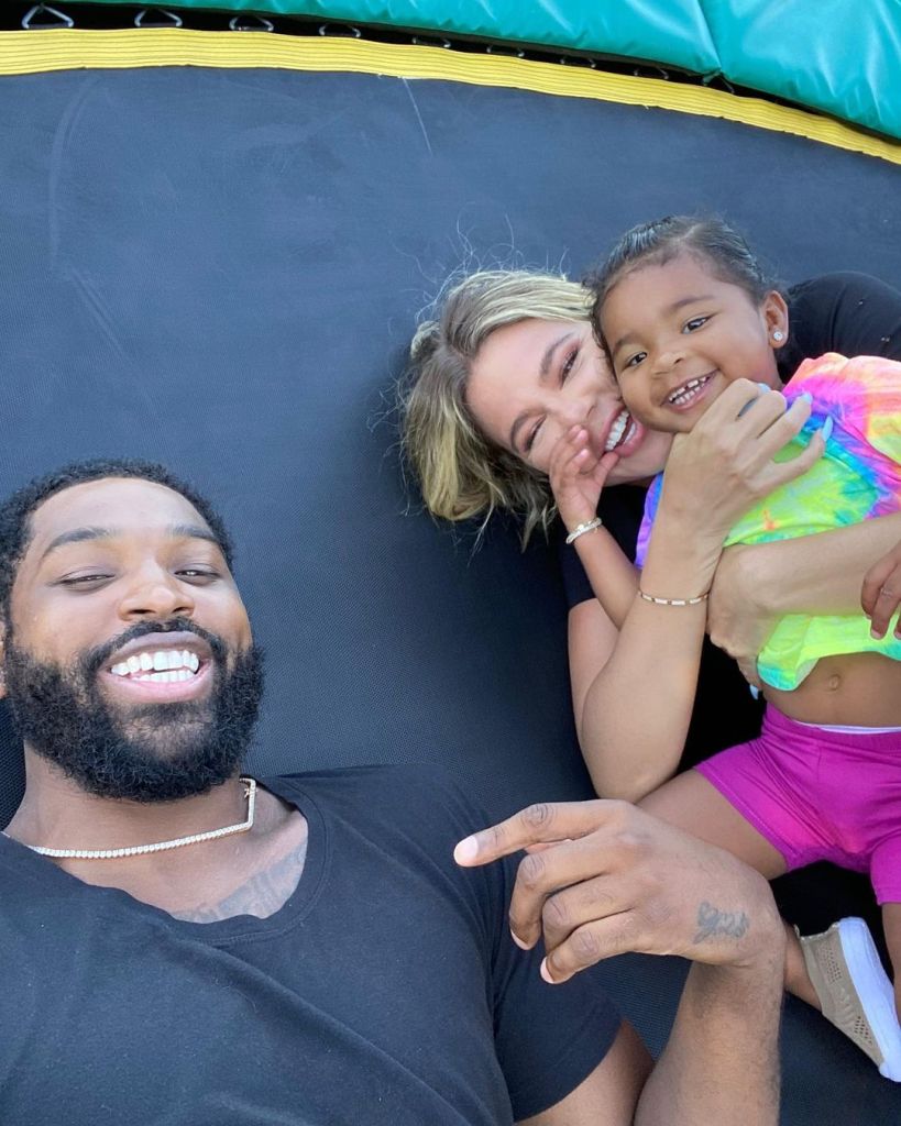 Khloe And Tristan Take Daughter True