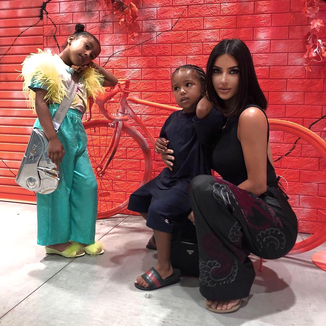 Khloe Kardashian, North West, and Penelope Disick Rock Matching Braids