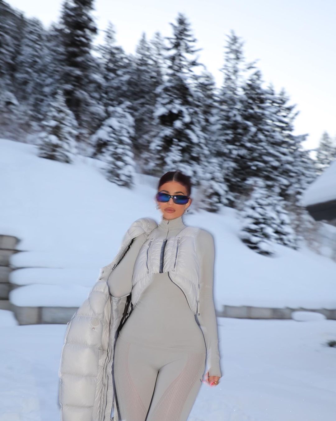 Kylie Jenner's Vintage Chanel Accessories in the Snow