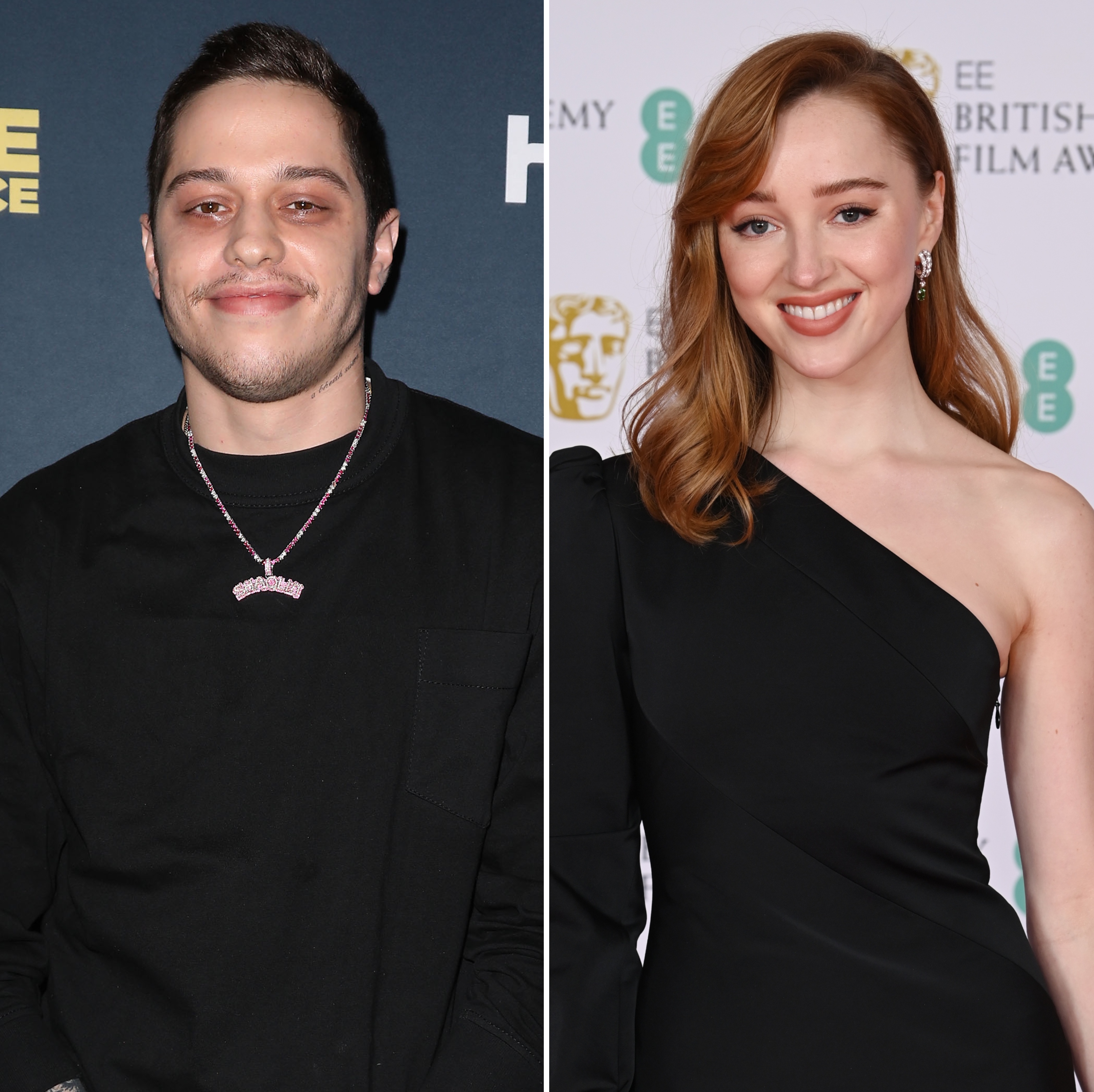 3227px x 3222px - Pete Davidson, Girlfriend Phoebe Dynevor Pack on PDA in U.K.