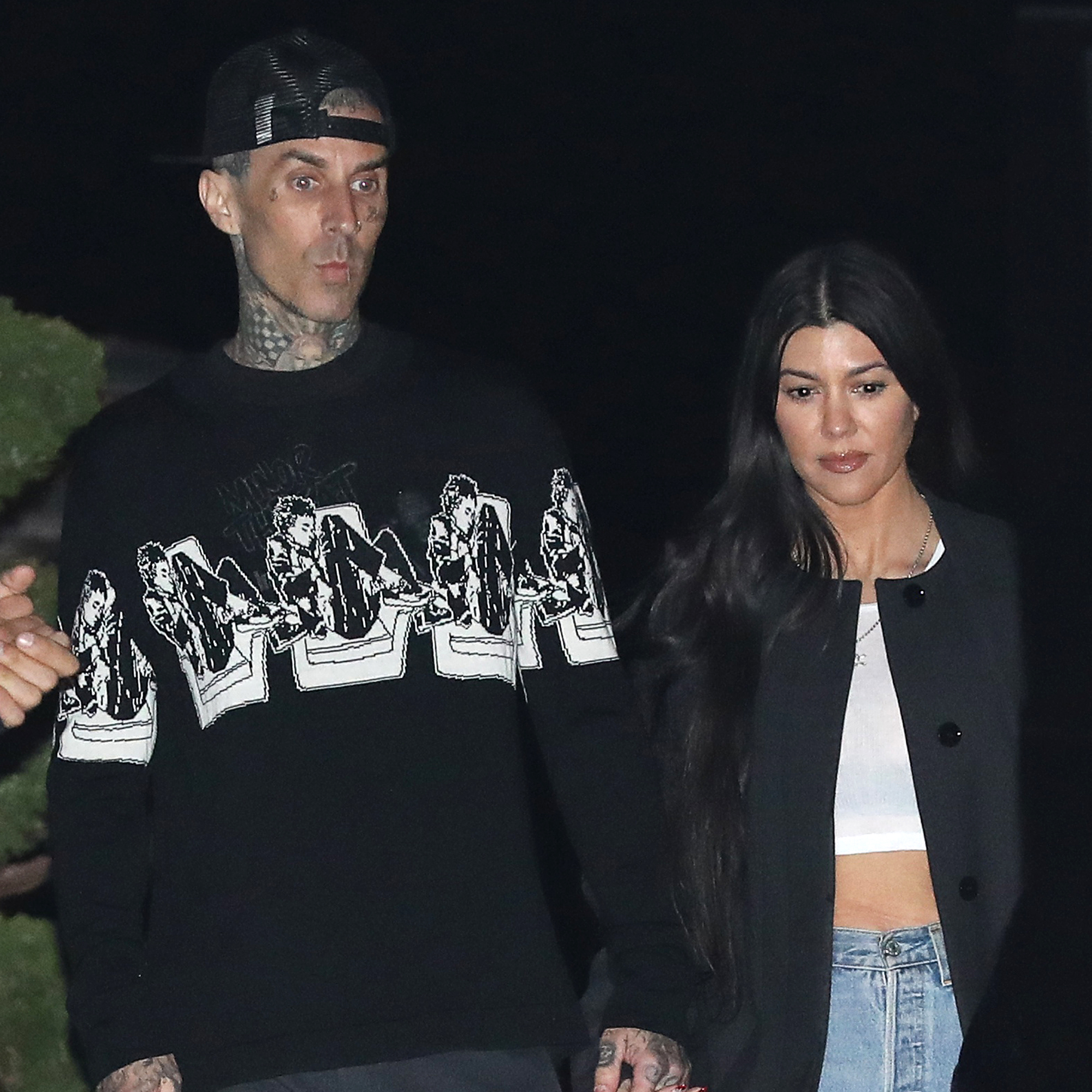 Travis Barker Seemingly Shares Lyrics He Wrote About Kourtney