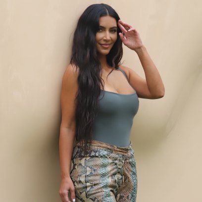 Kim Kardashian Goes Makeup Free and Bares Her Butt in Latest SKIMS Ad