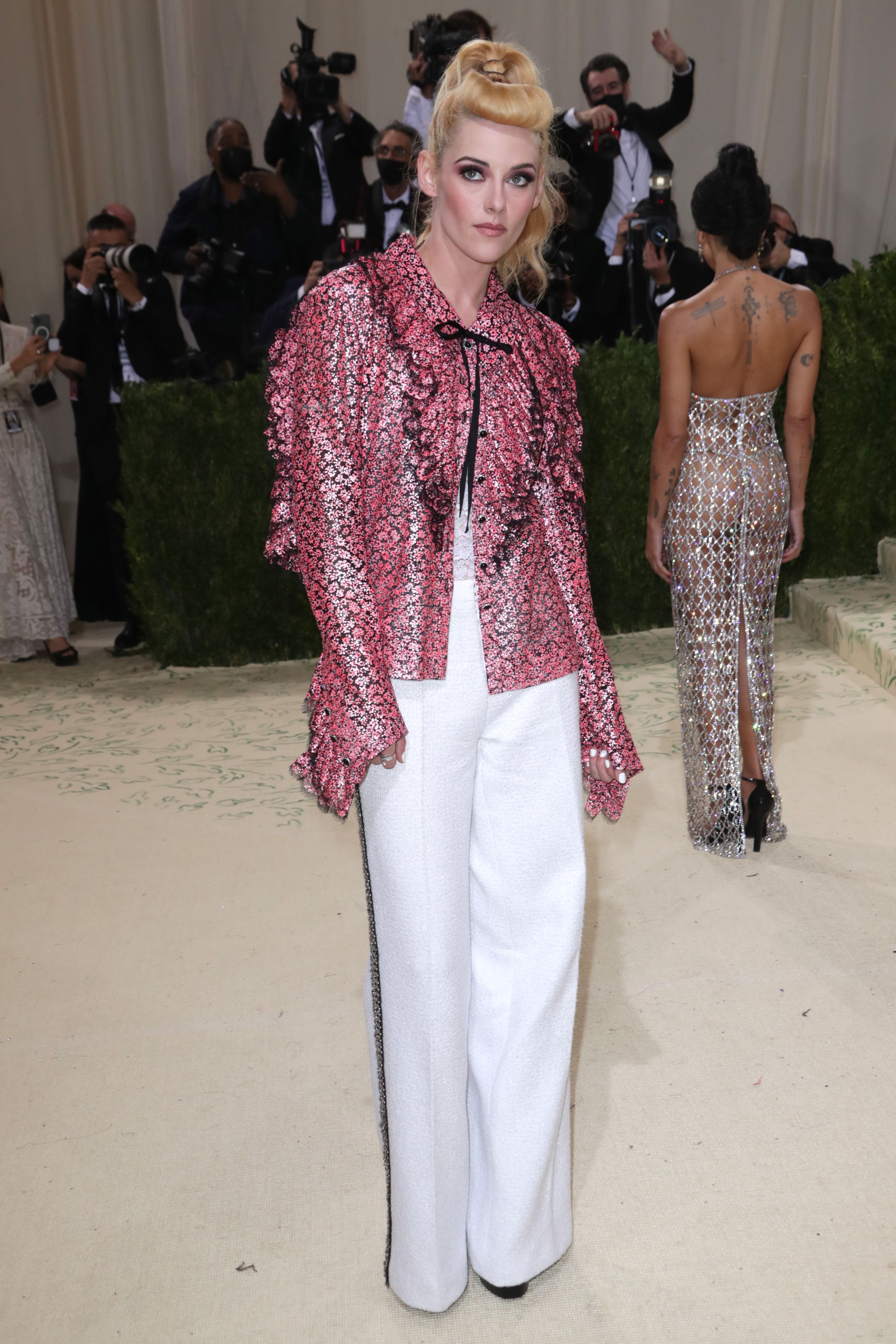 Emma Stone stuns in glittering jumpsuitt at Met Gala 2019