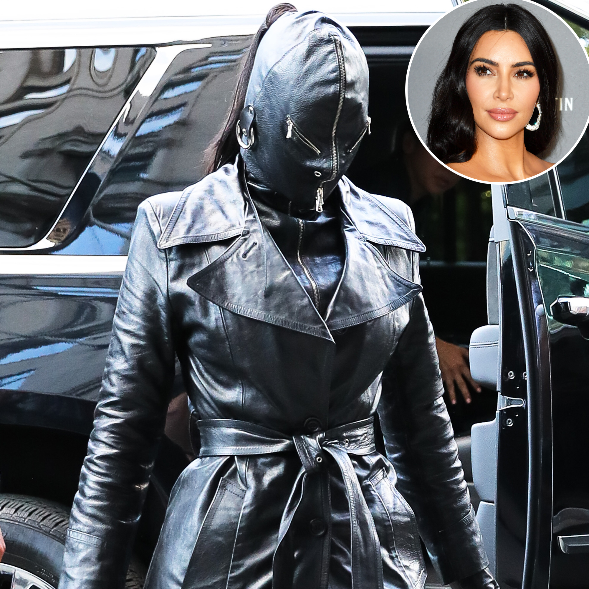 kim kardashian black face covering