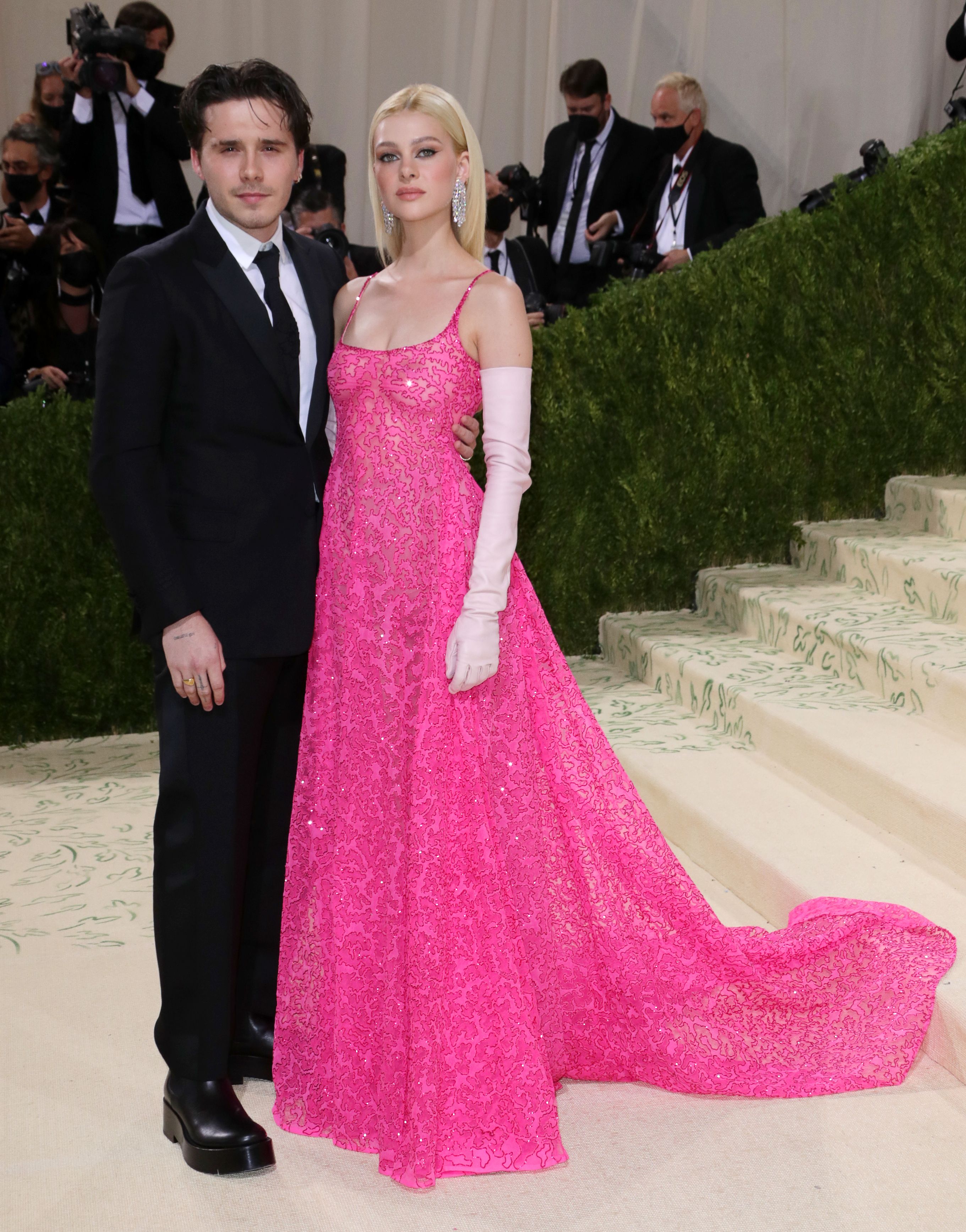 Brooklyn Beckham poses with wife Nicola Peltz at Met Gala in  ex-girlfriend's presence