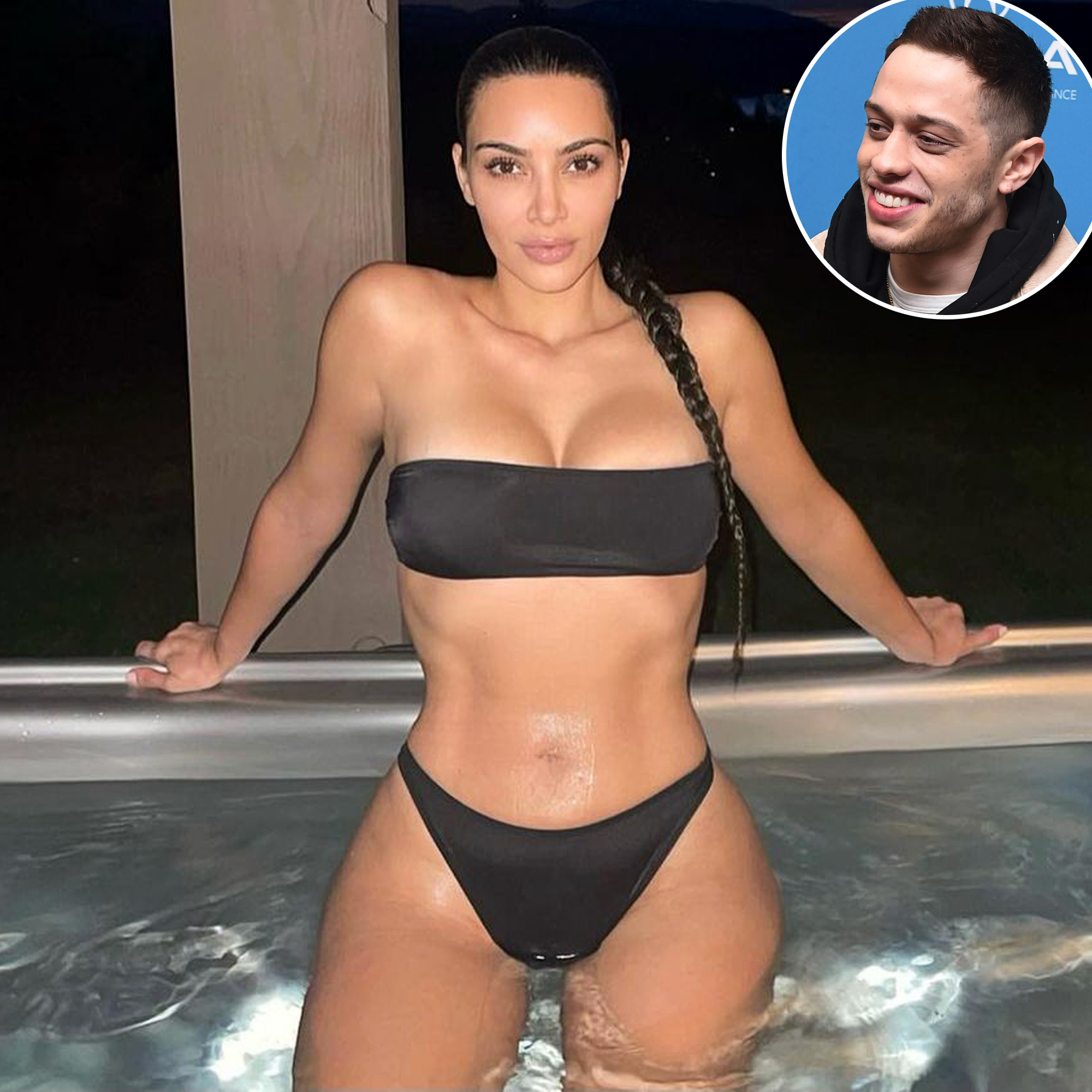 Sexy Kim K Porn - Did Pete Davidson Take Kim Kardashian's Bikini Photo?