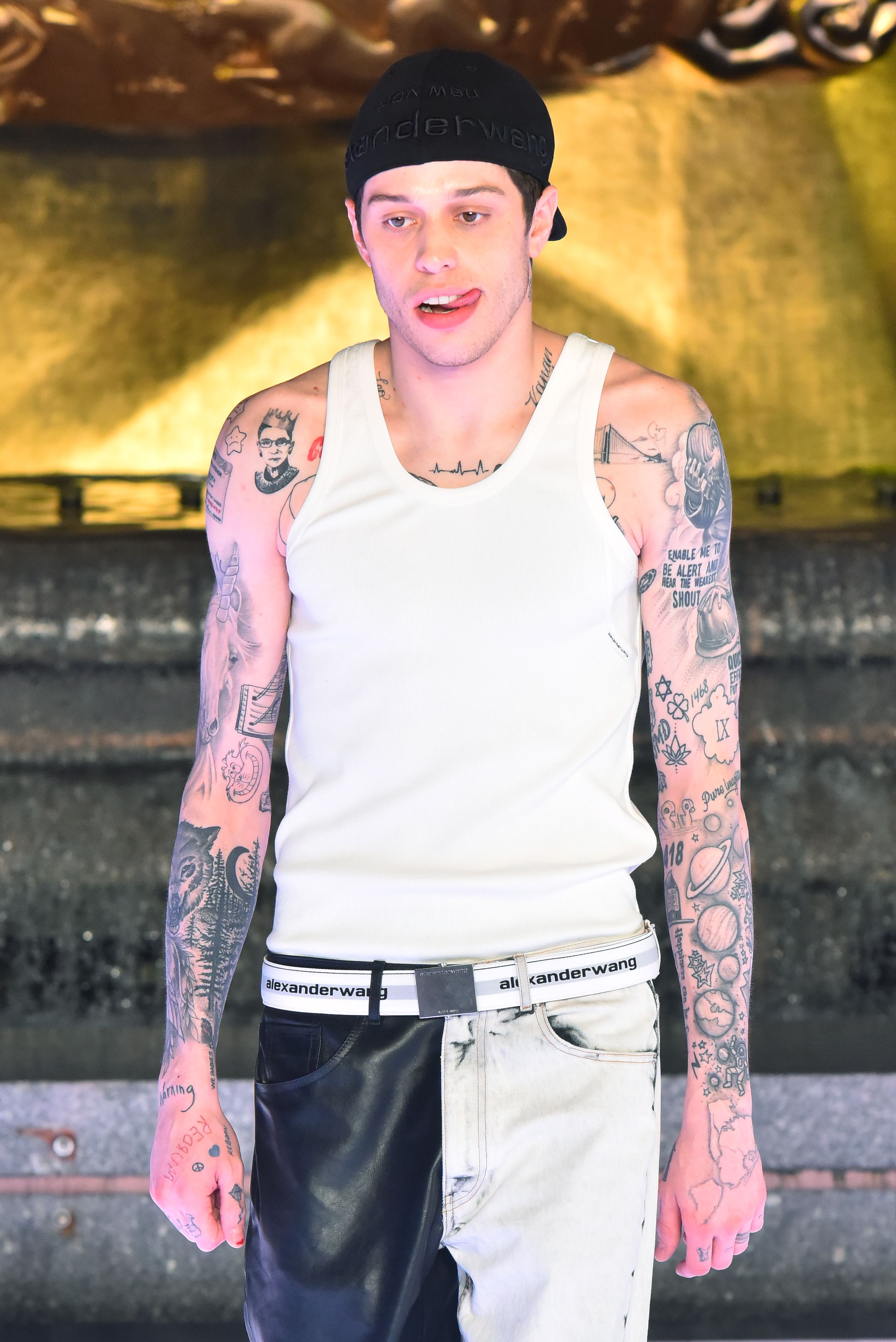 All the tattoos Pete Davidson got but covered up including tributes to ex  Ariana Grande before dating Kim Kardashian | The US Sun