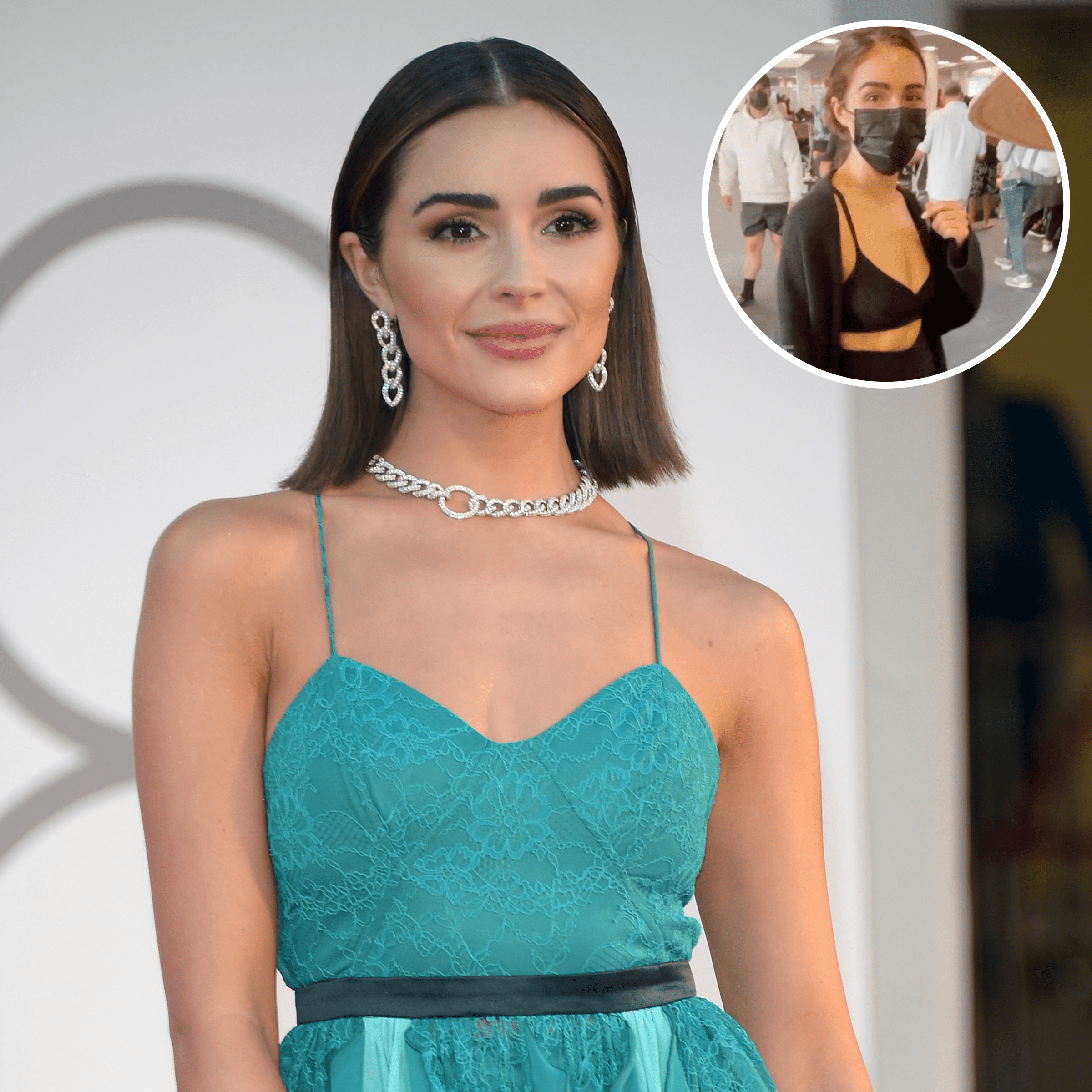 Olivia Culpo stuns in Louis Vuitton checkerboard dress