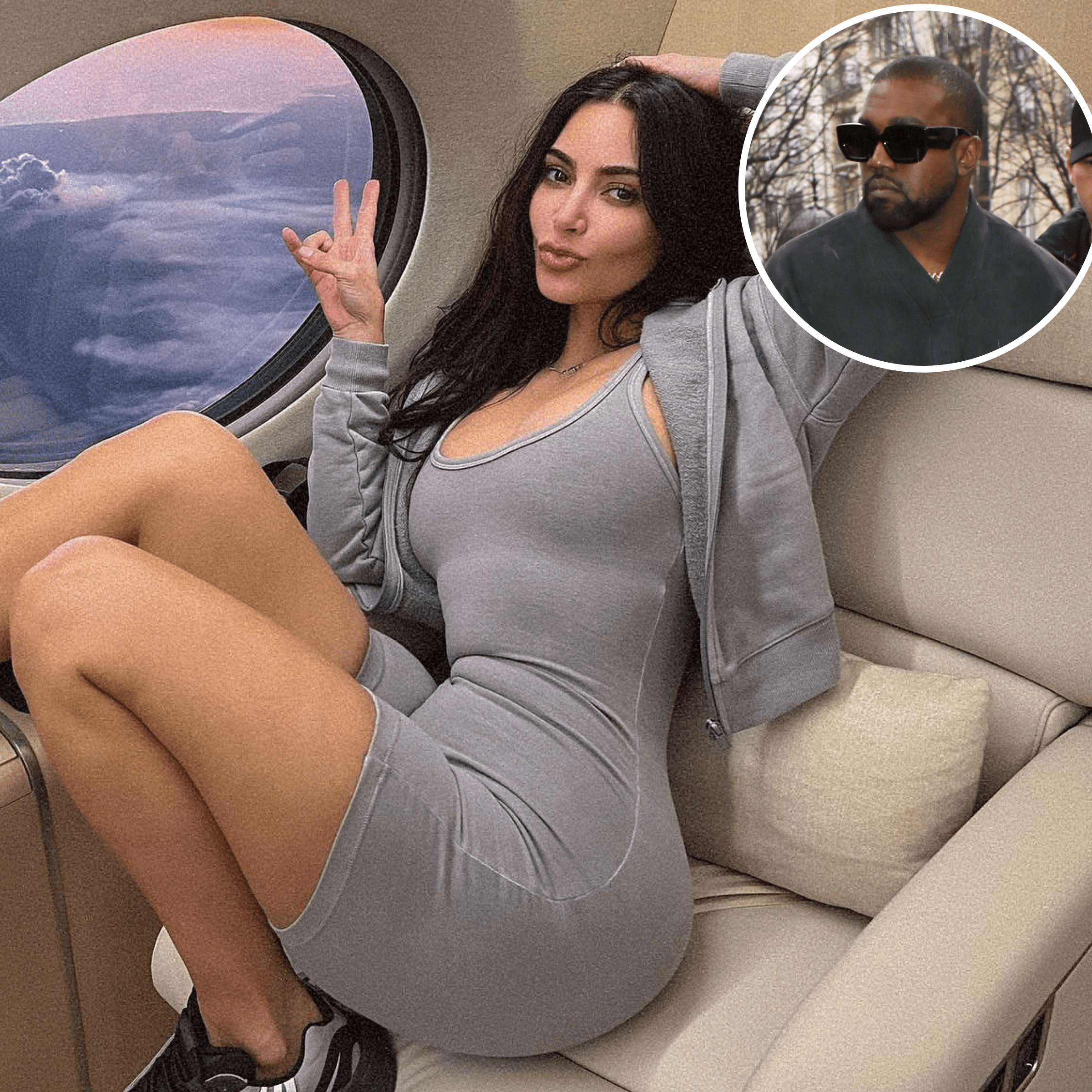 Kim Kardashian Wears as Subtle Dig at Kanye West